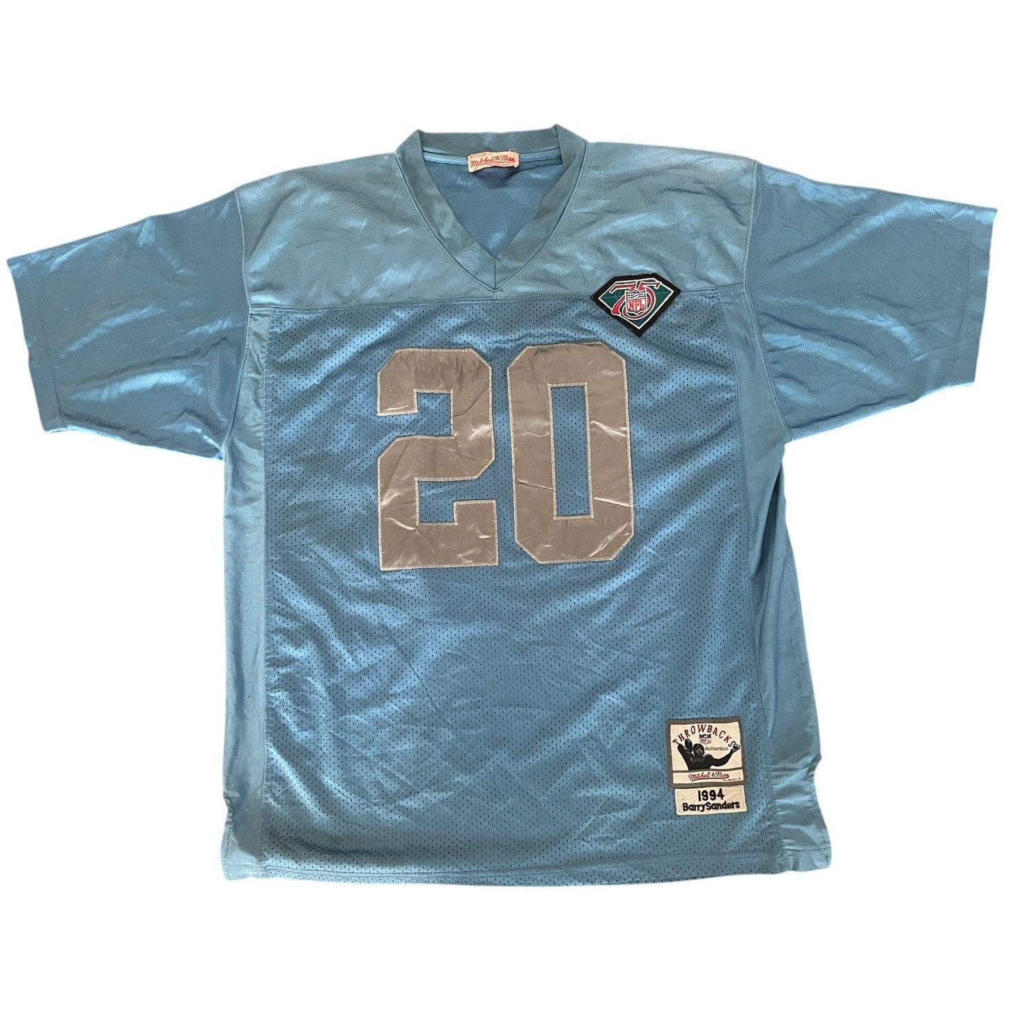 Vintage Mitchell & Ness Barry Sanders Lions 1994 Jersey Size 52 XXL Size US XXL / EU 58 / 5 - 1 Thumbnail