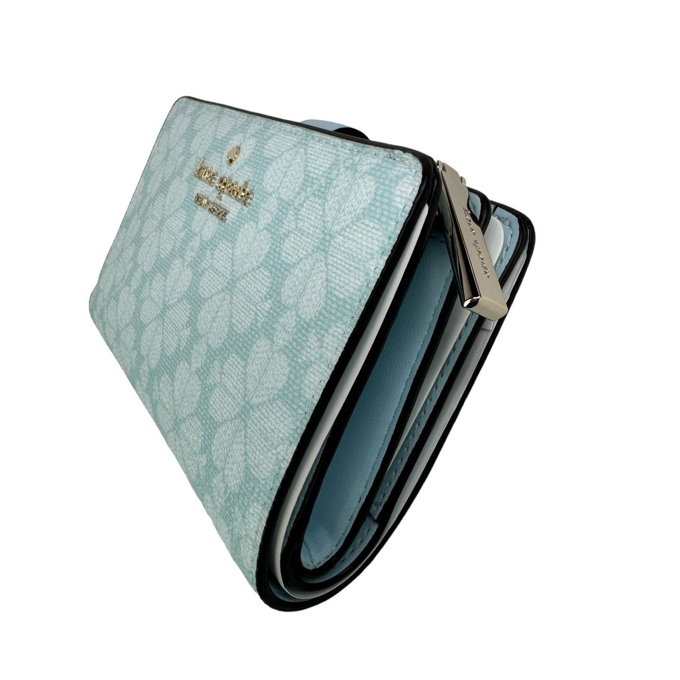 Kate Spade Kate Spade Signature Blue Glow Flower Bifold Compact Wallet Size ONE SIZE - 5 Thumbnail