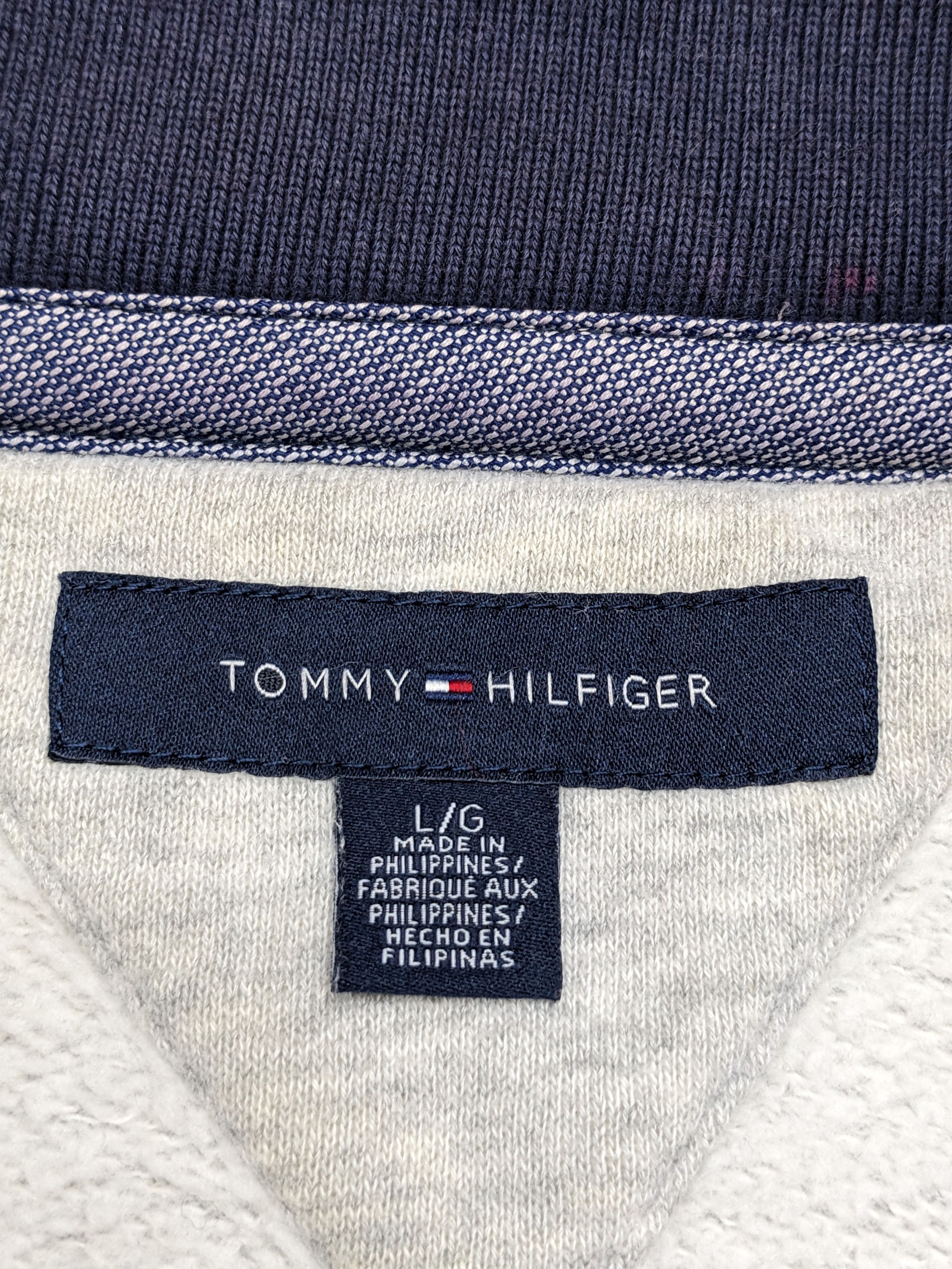 Tommy Hilfiger VINTAGE TOMMY HILFIGER HALF ZIPPER SWEATSHIRT Size US L / EU 52-54 / 3 - 13 Thumbnail