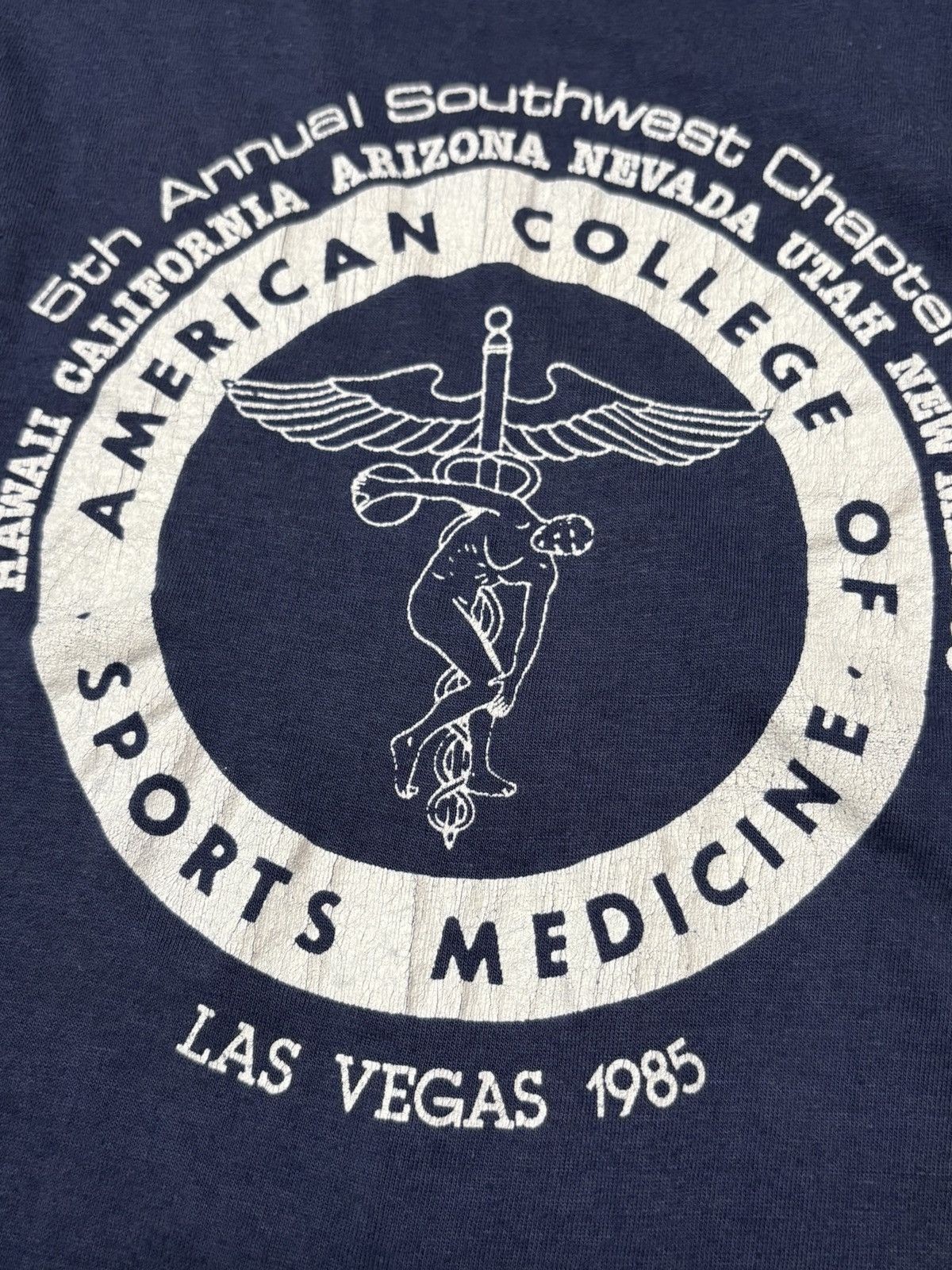 Vintage 80’s American College of Sports Medicine Vintage Tee Shirt Size US M / EU 48-50 / 2 - 3 Thumbnail