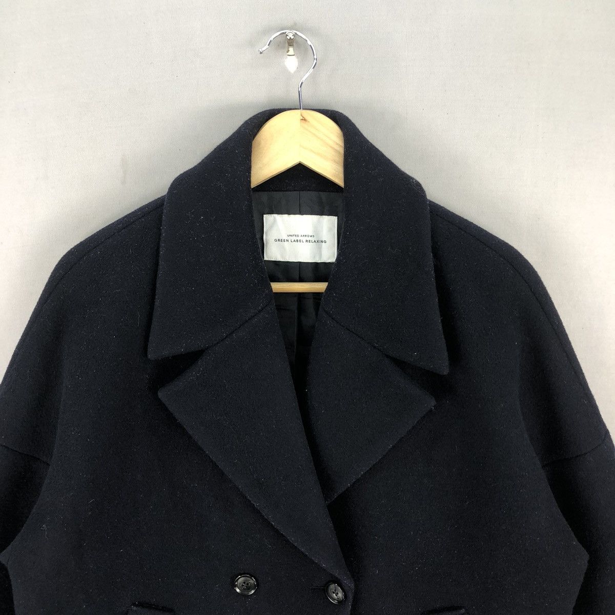 United Arrows United Arrows Wool Cashmere Double Breasted Jacket - Baggy Size US M / EU 48-50 / 2 - 4 Thumbnail