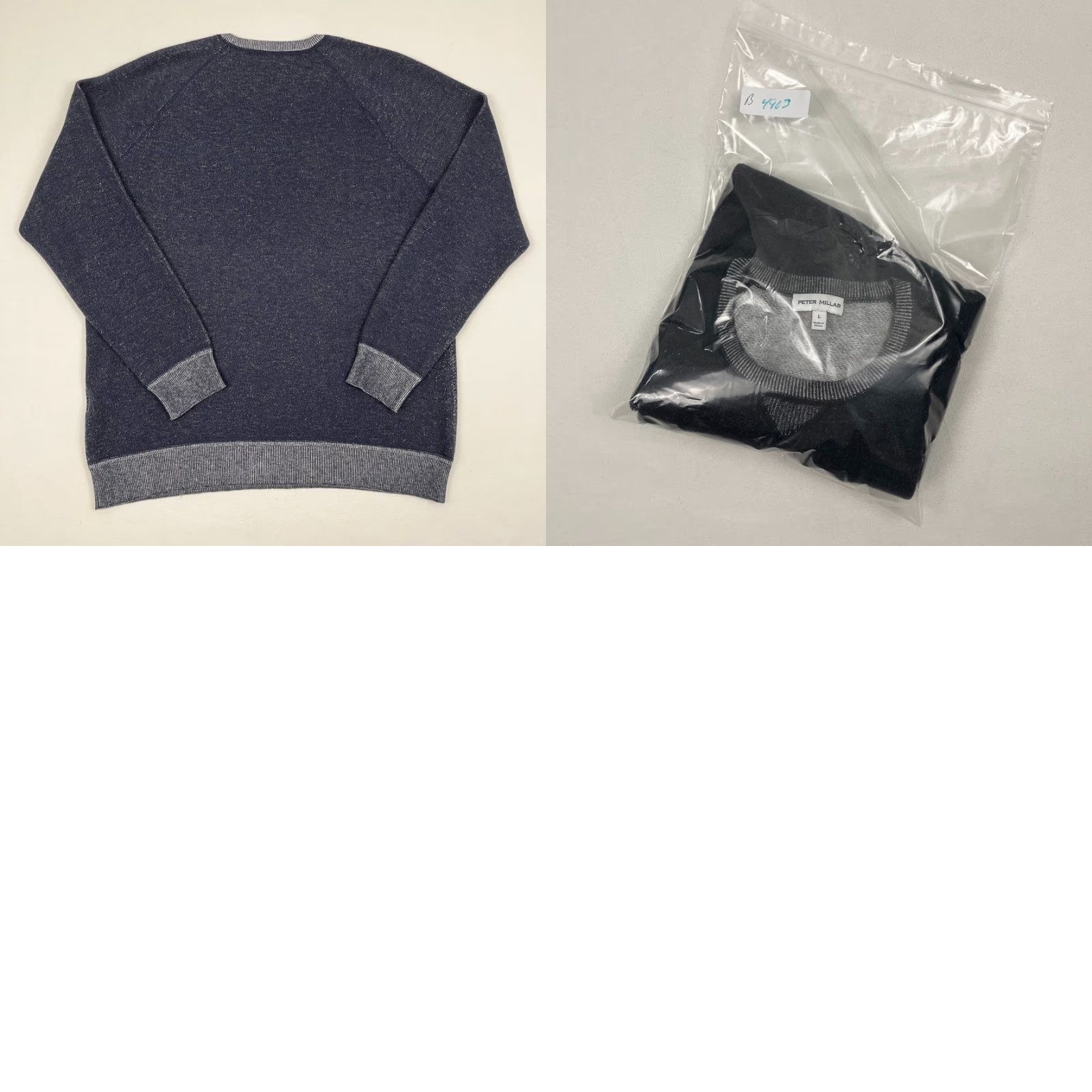 Peter Millar Peter Millar Hartford Sweater Mens L Blue Merino Wool Blend Crew Golf Pullover Size US L / EU 52-54 / 3 - 8 Thumbnail