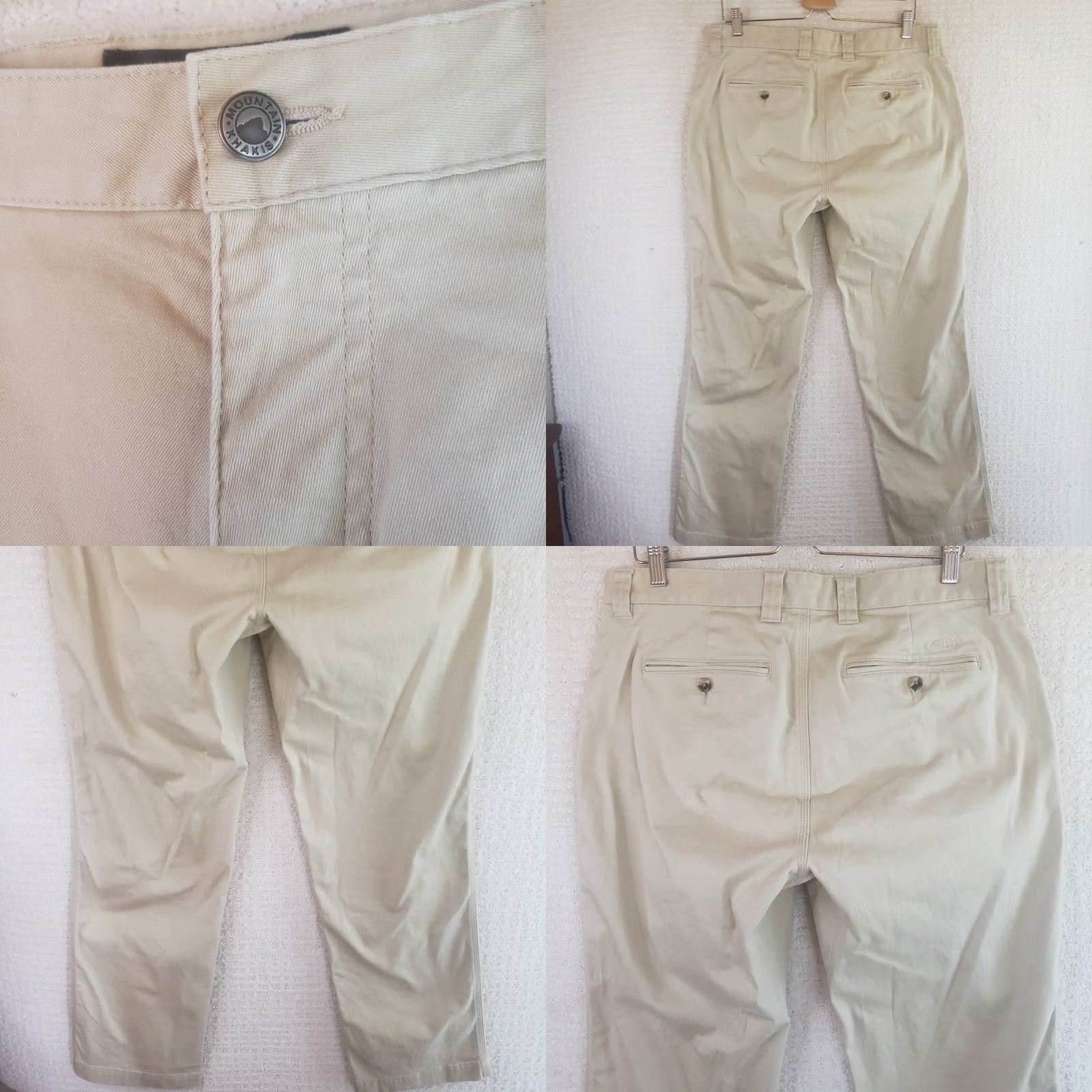 Mountain Khakis Mountain Khakis Chino Pants Straight Leg Mens 35x31 Khaki 5-Pocket Logo Pockets Outdoor Casual Workwear Winter Fall Spring Slacks Size US 35 - 8 Thumbnail