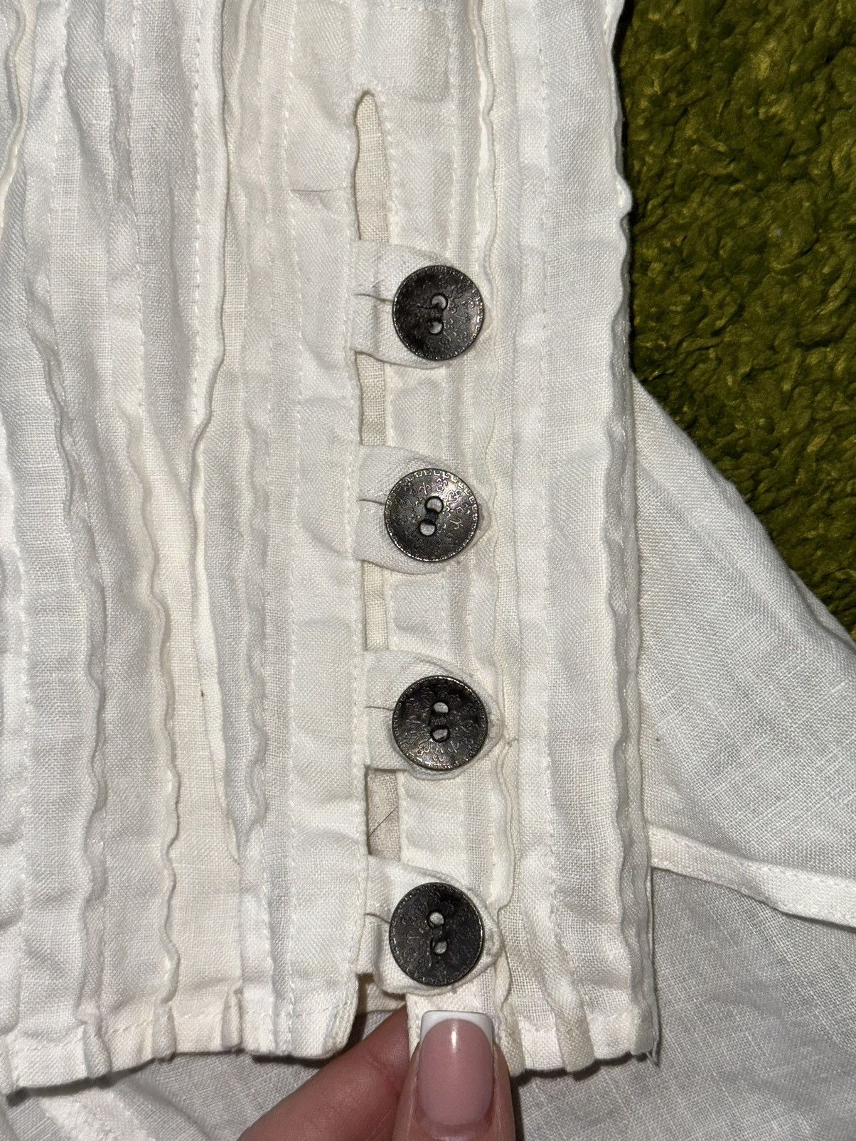 Hysteric Glamour × If Six Was Nine Hebbeding 100% linen avant garde blouse shirt Size S / US 4 / IT 40 - 4 Thumbnail