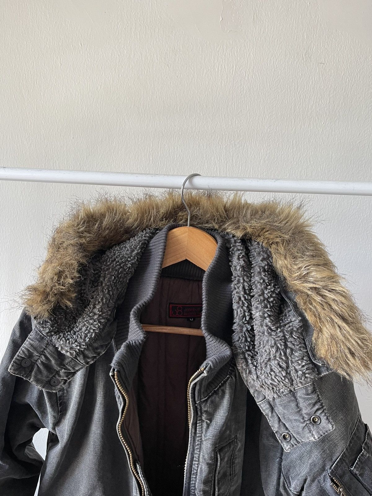 If Six Was Nine 2000s Johnbull Kojima Bomber With Fur Jacket Size US M / EU 48-50 / 2 - 8 Thumbnail