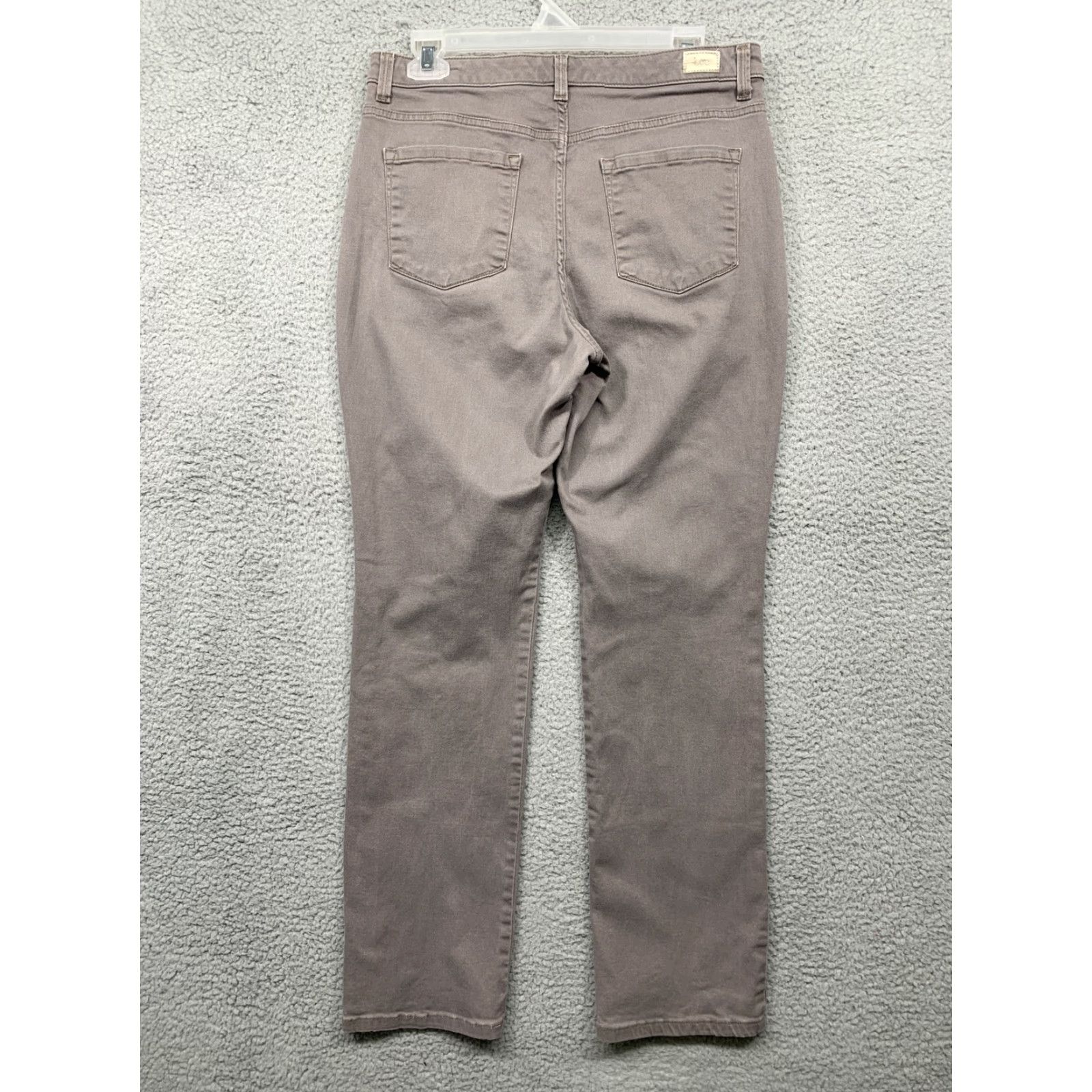 Lee Lee Women's Denim Pants 12M Slim Straight Leg Hi-Rise Light Brown Slim’g Denim Pants Size 34" / US 12 / IT 48 - 4 Thumbnail