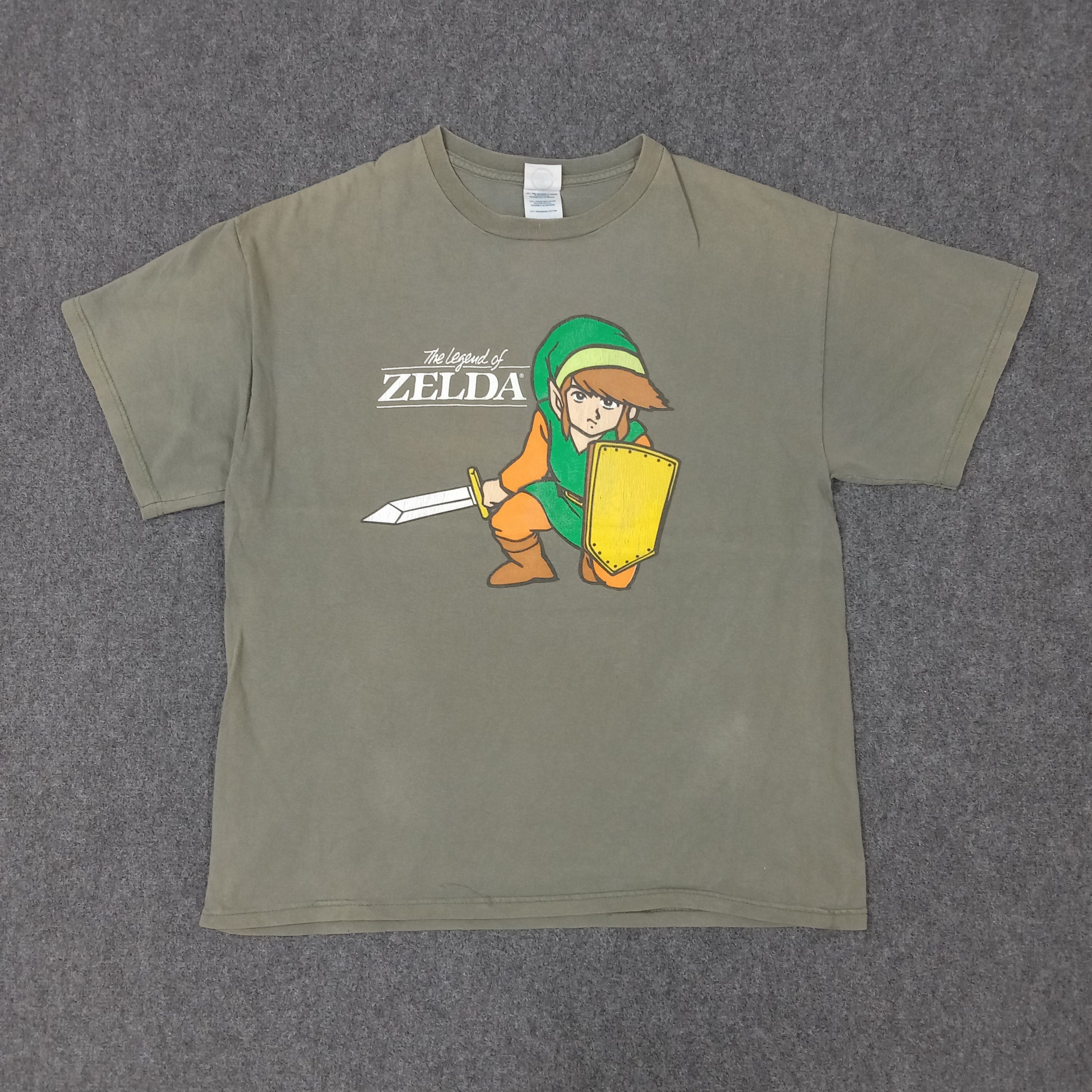 Nintendo × The Game × Vintage 90's The Legends of Zelda Video Game Tshirt Size US L / EU 52-54 / 3 - 1 Thumbnail