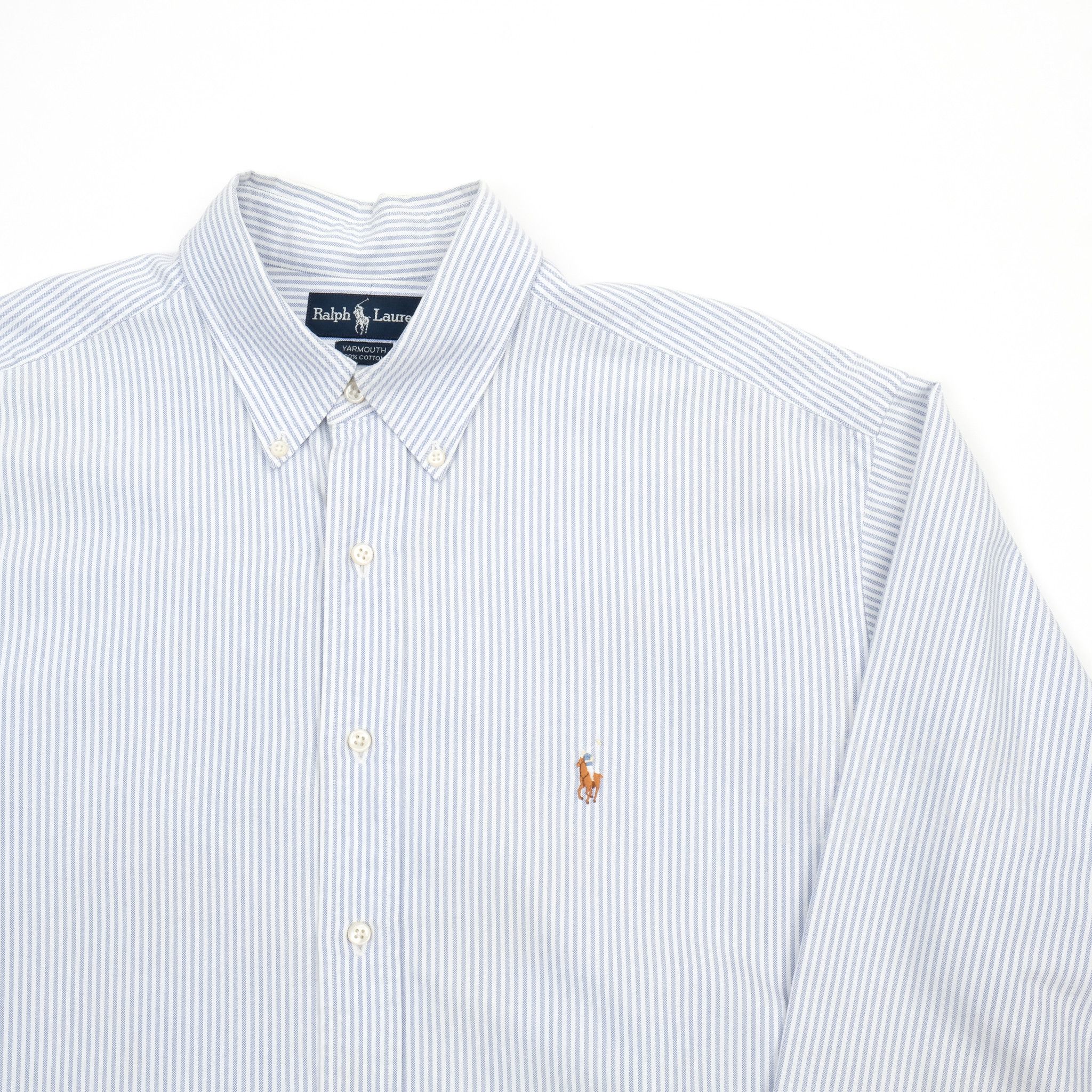 Ralph Lauren × Vintage 【90s Ralph Lauren / OXFORD B.D. SHIRT (YARMOUTH) / SIZE XL】 Size US XL / EU 56 / 4 - 2 Thumbnail