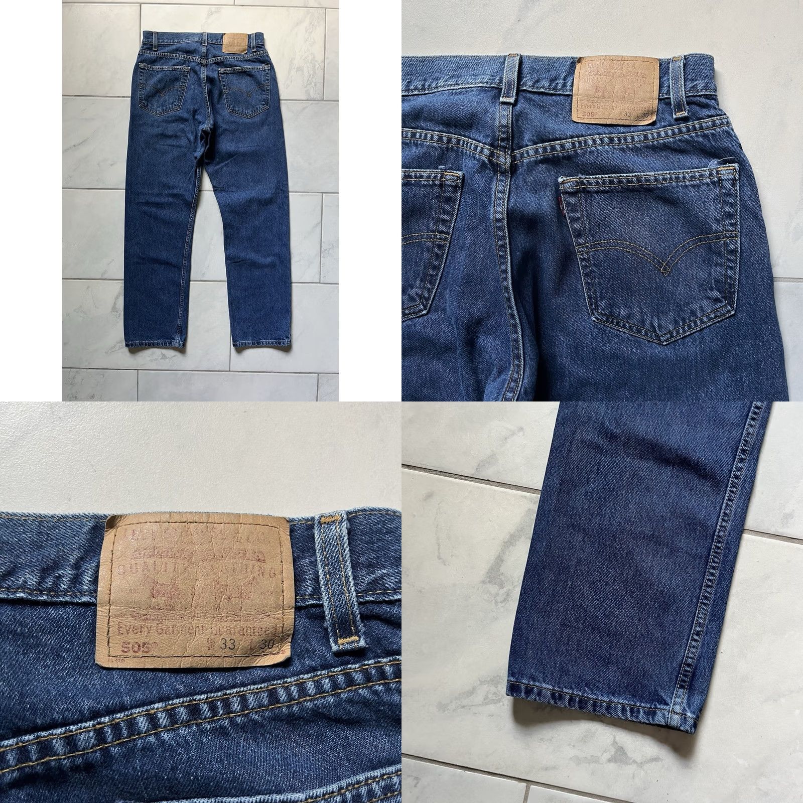 Levi's VINTAGE Levi's Jeans 32x31 Blue Mens Denim Regular Fit Straight 5-Pocket Belt Loops Size US 32 / EU 48 - 8 Thumbnail