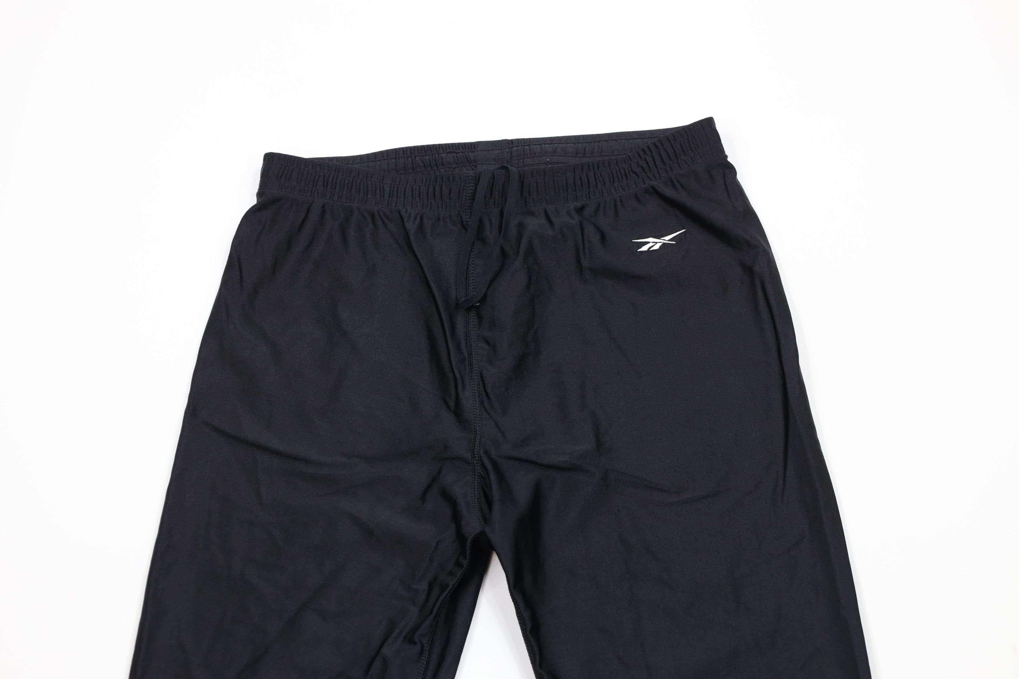 Vintage 90s Reebok Running Jogging Spandex Pants Black USA