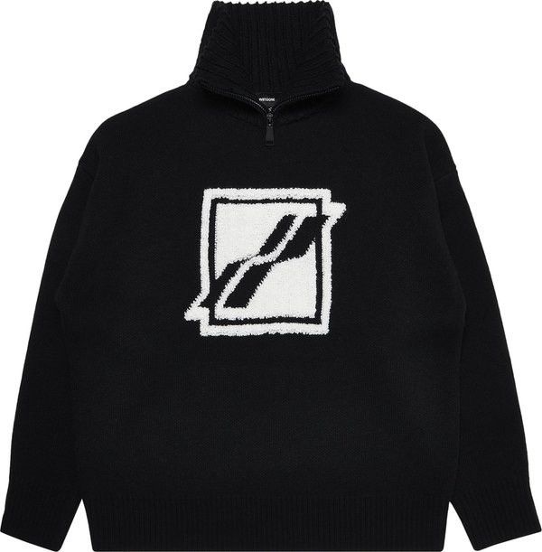 WE11DONE We11done square logo Pile knit jumper sweater Size US L / EU 52-54 / 3 - 2 Thumbnail