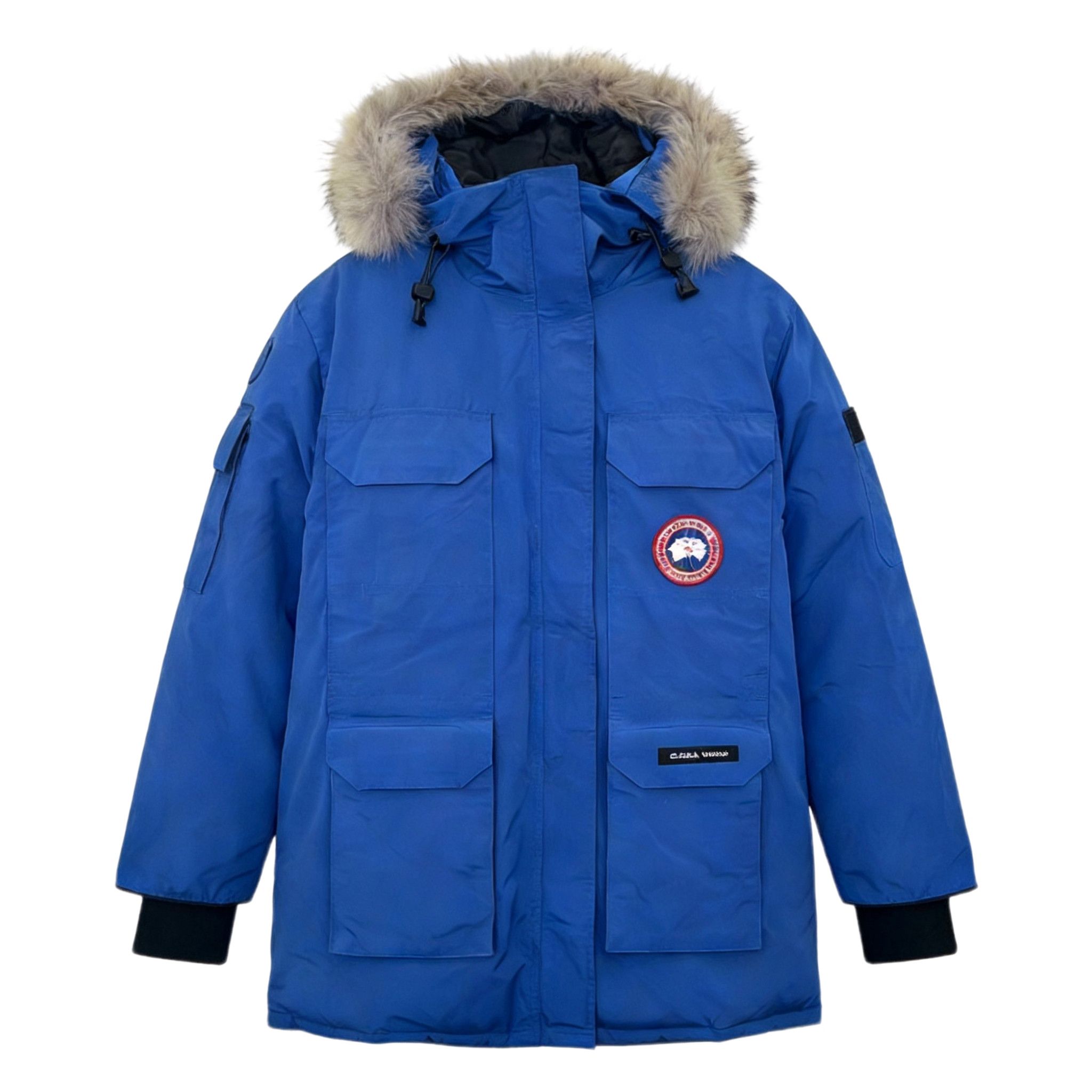 Canada Goose Canada Goose Expedition Fur Hooded Down Jacket Blue (M) Size US M / EU 48-50 / 2 - 1 Thumbnail