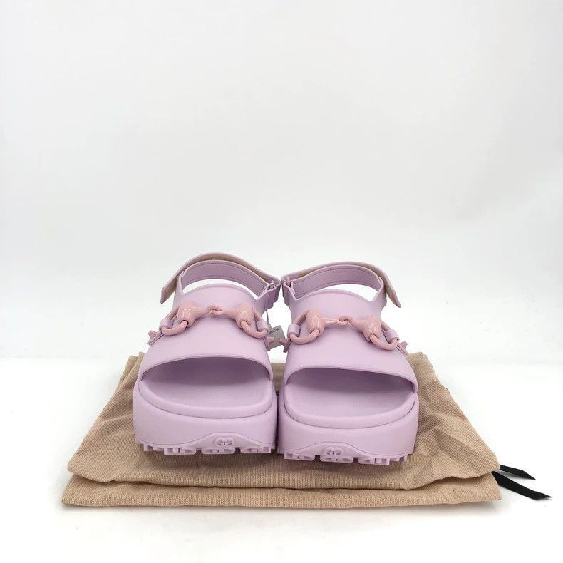 Gucci Gucci Purple Thick Sole Casual Sandals-2506 Size US 8 / IT 38 - 8 Thumbnail