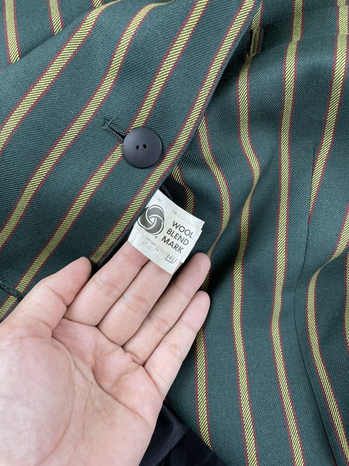 Jean Paul Gaultier 🔥Jean Paul Gaultier Junior Green Stripes Jacket Size US M / EU 48-50 / 2 - 16 Thumbnail