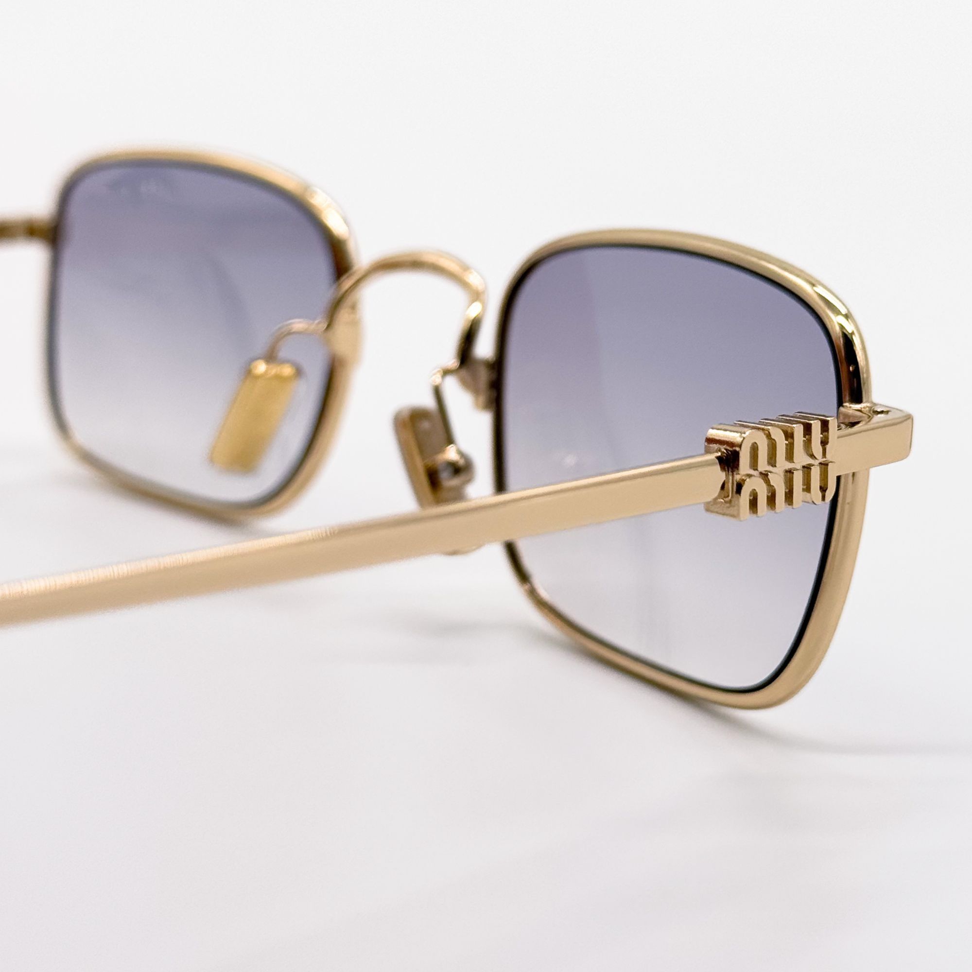 Miu Miu NEW MIU MIU SUNGLASSES MUA53S 5AK04O GRAY MU A53S, SMU A53 Size ONE SIZE - 6 Thumbnail