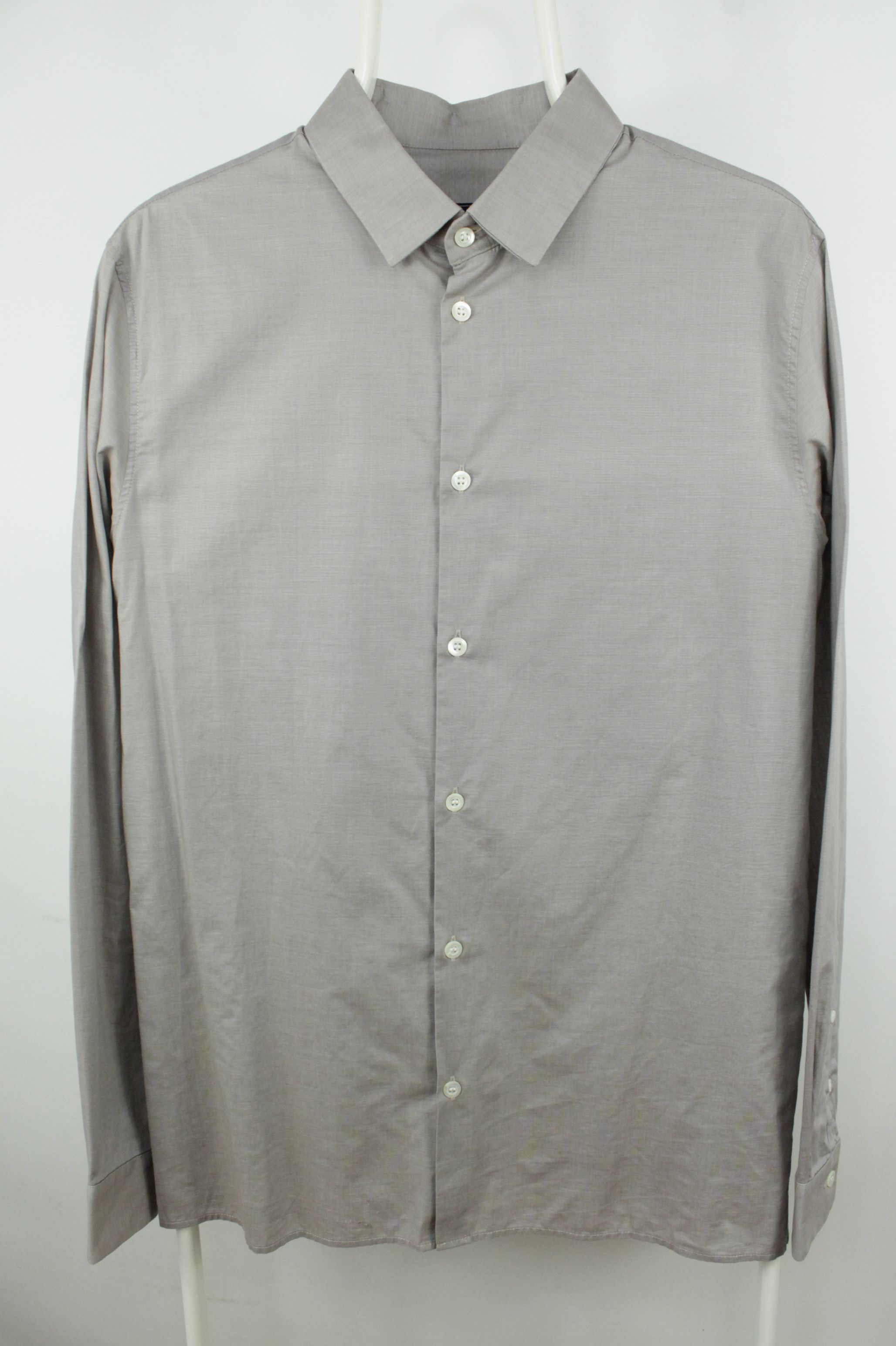 A.P.C. A.P.C. Light Cotton Longsleeve Slim Fit Formal Shirt Men's Size US M / EU 48-50 / 2 - 1 Thumbnail