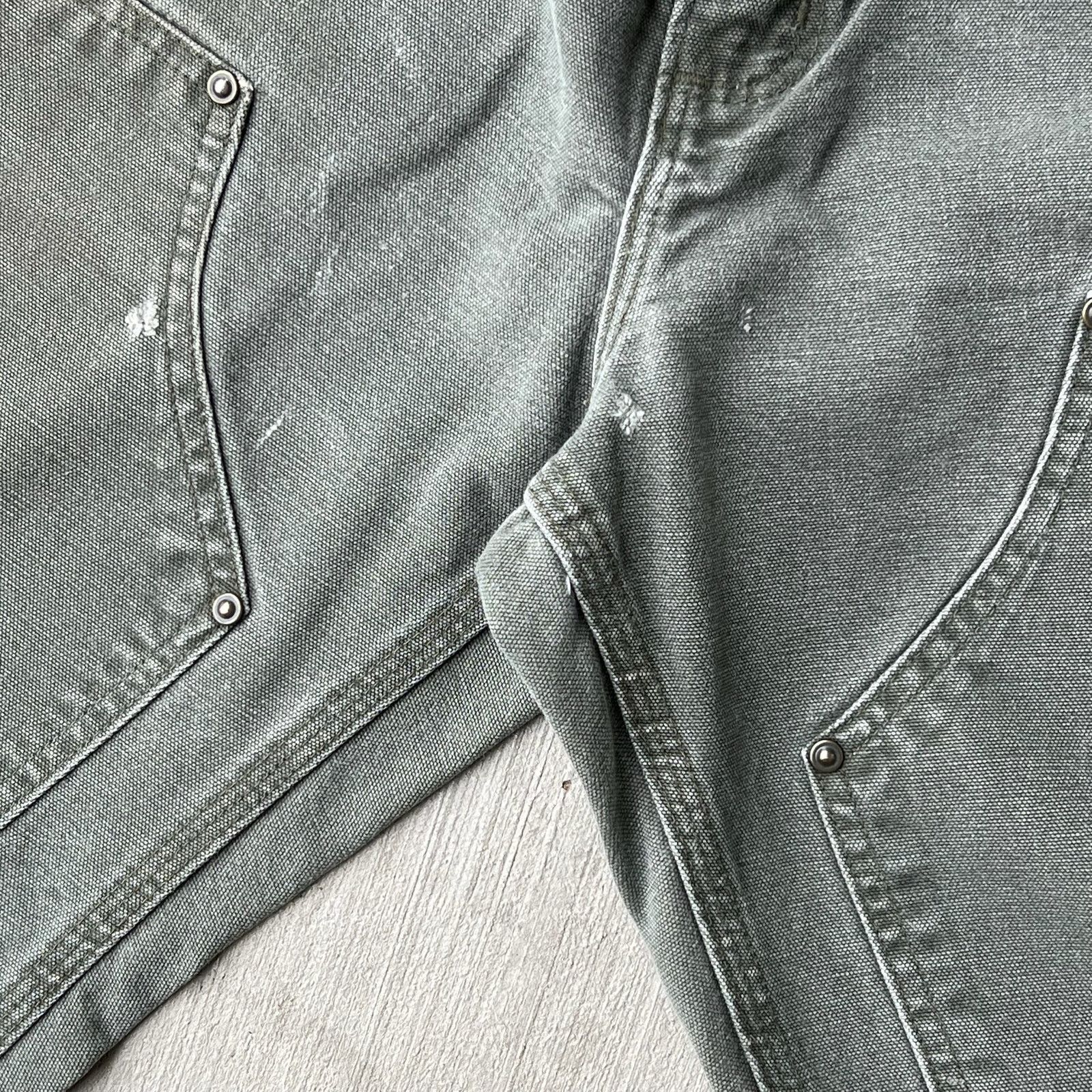 Carhartt × Vintage Carhartt faded green double knee work wear carpenter pants Size US 28 / EU 44 - 3 Thumbnail