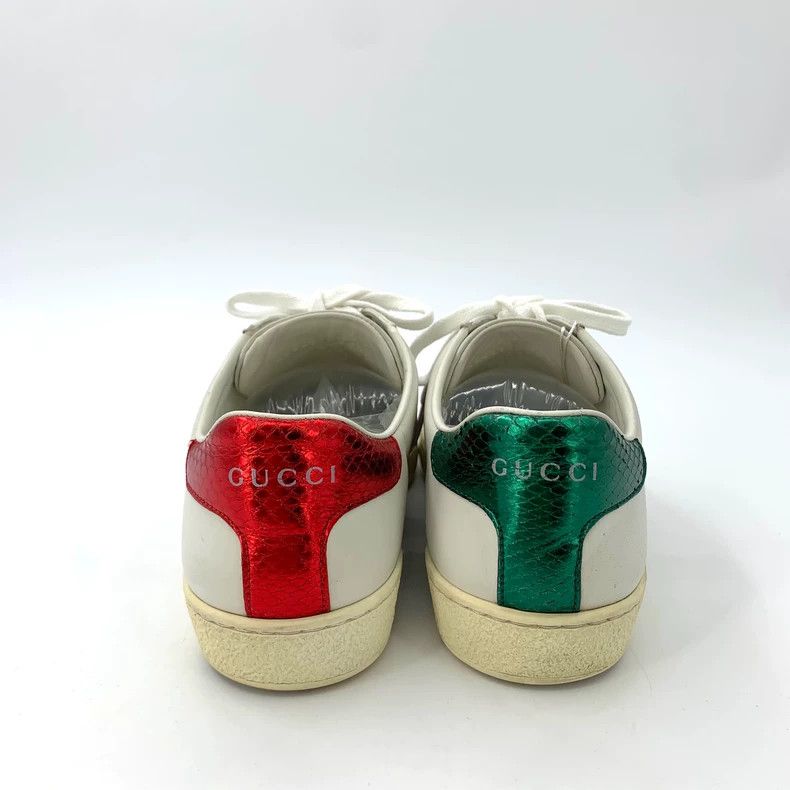 Gucci Gucci Size 35.5 Ace series size 35.5 white love pattern re Size US 5 / EU 37 - 4 Thumbnail