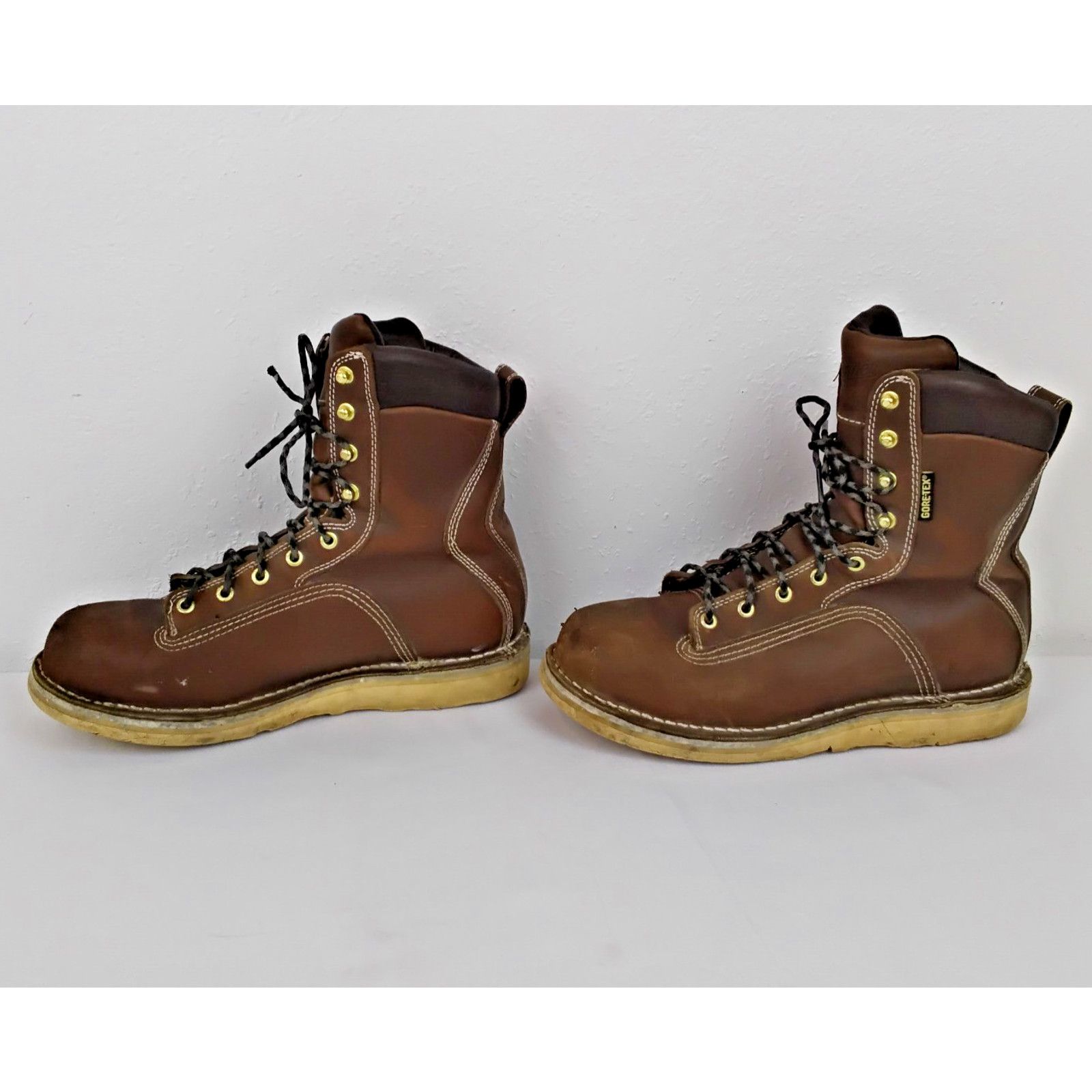 Danner Danner Work Hiking Boots Men's 8.5 Brown Leather Scuffed Size US 8 / EU 41 - 5 Thumbnail