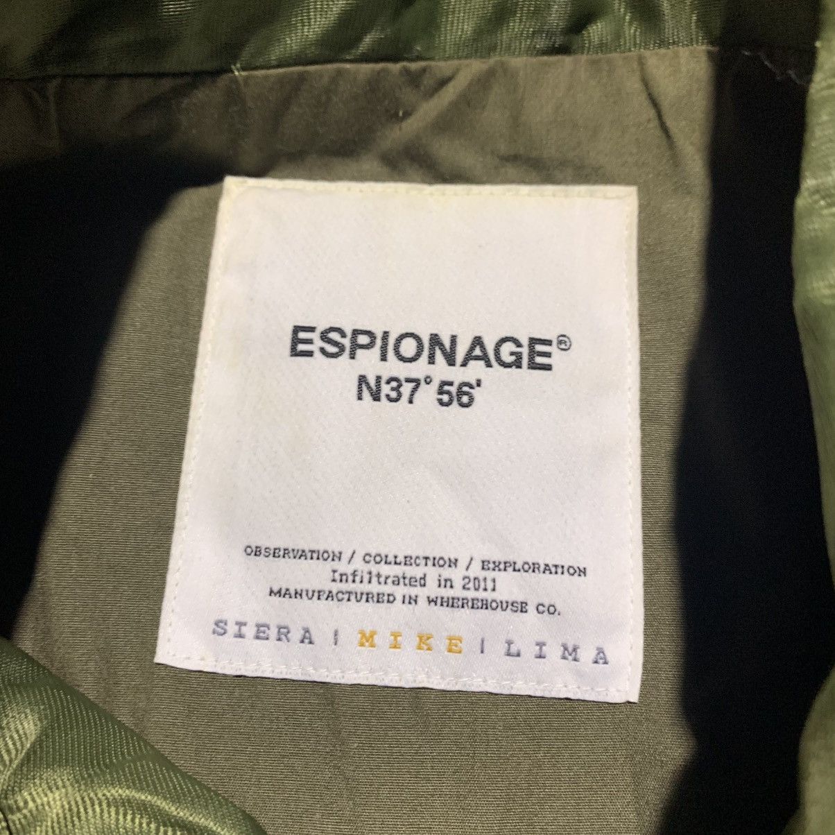 Other ESPIONAGE "ESUI" Coach Jacket Olive Size US M / EU 48-50 / 2 - 5 Thumbnail