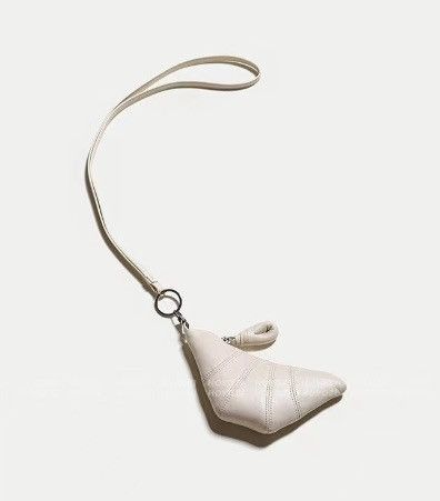 Japanese Brand Huskycat soft leather croissant card holder Size ONE SIZE - 8 Thumbnail
