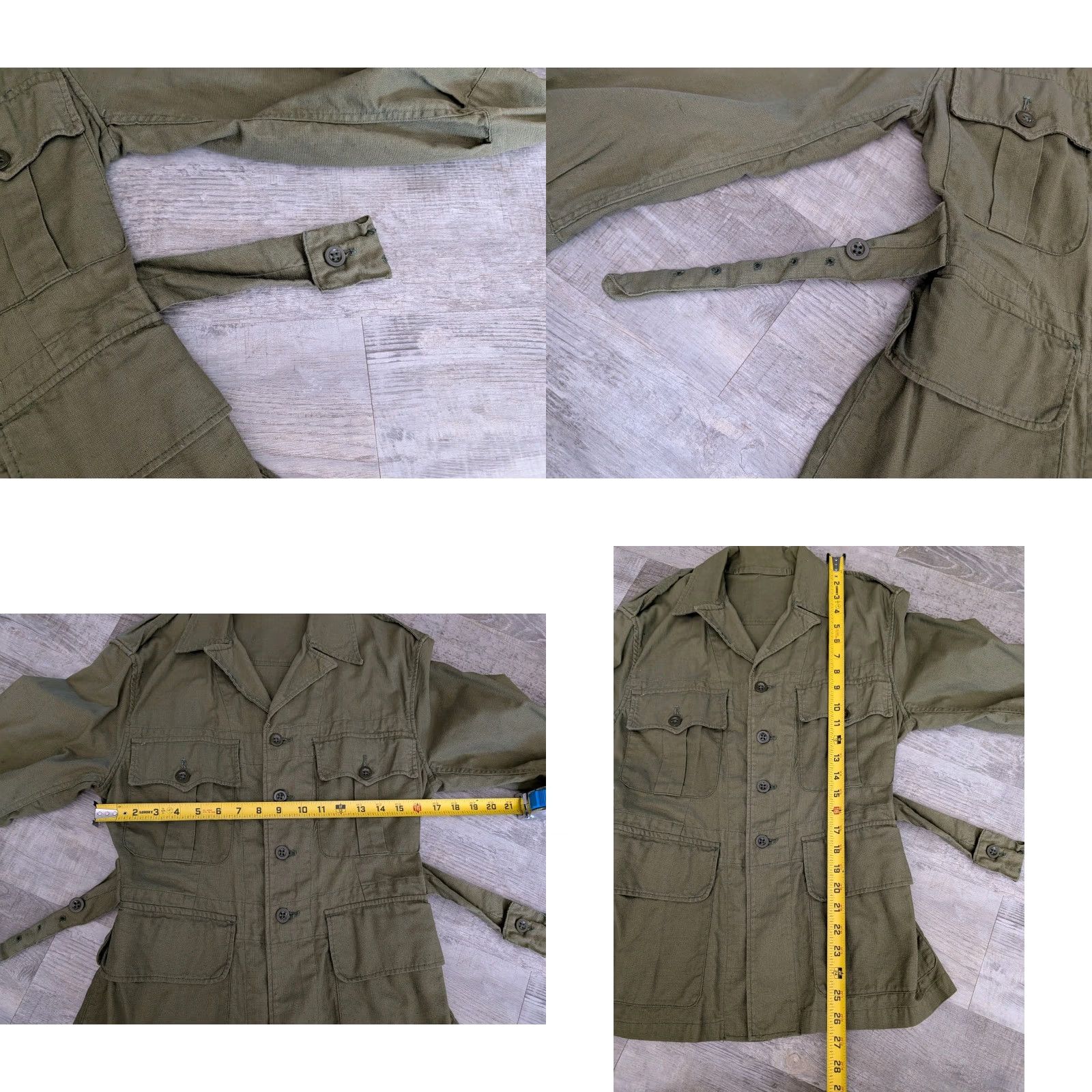 CO VINTAGE H.S. Stanton & Co British Army Jacket Size 1 Green Military Coat 1950 Casual Unisex Size US XS / EU 42 / 0 - 8 Thumbnail