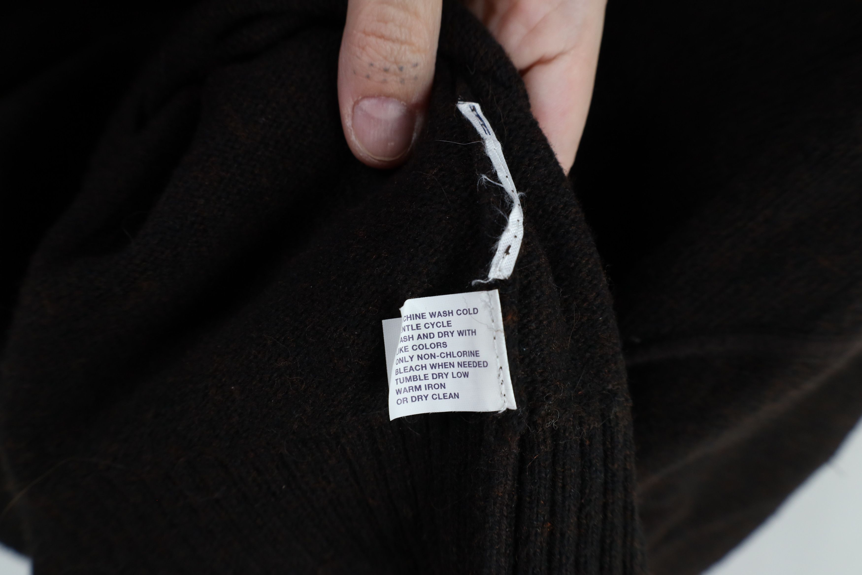 Gap × Vintage Vintage Y2K Gap Elbow Patch Knit Crewneck Sweater Brown Size US XL / EU 56 / 4 - 6 Thumbnail