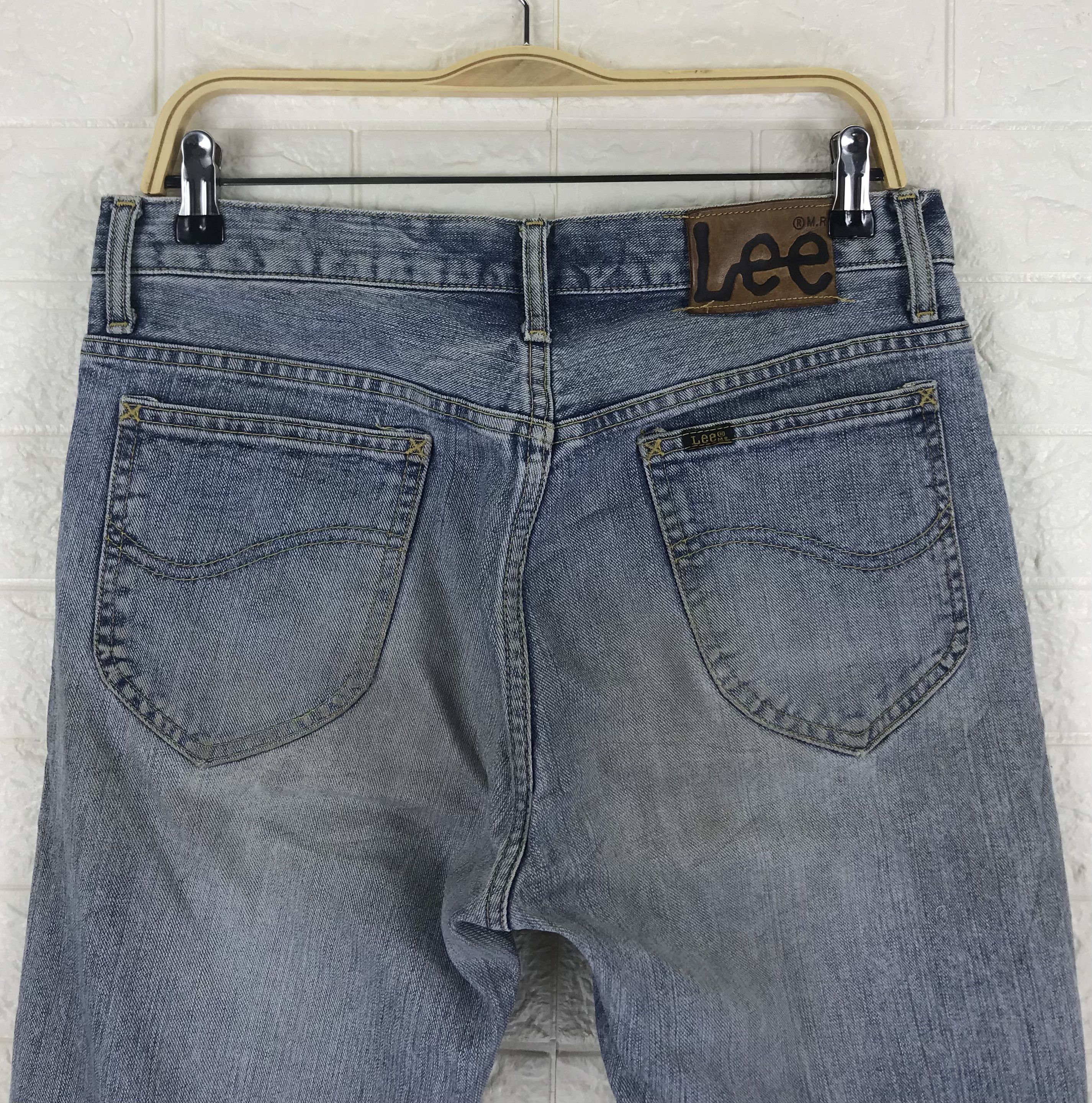Lee Vintage Lee Riders Distressed Flare Jeans Size US 32 / EU 48 - 6 Thumbnail