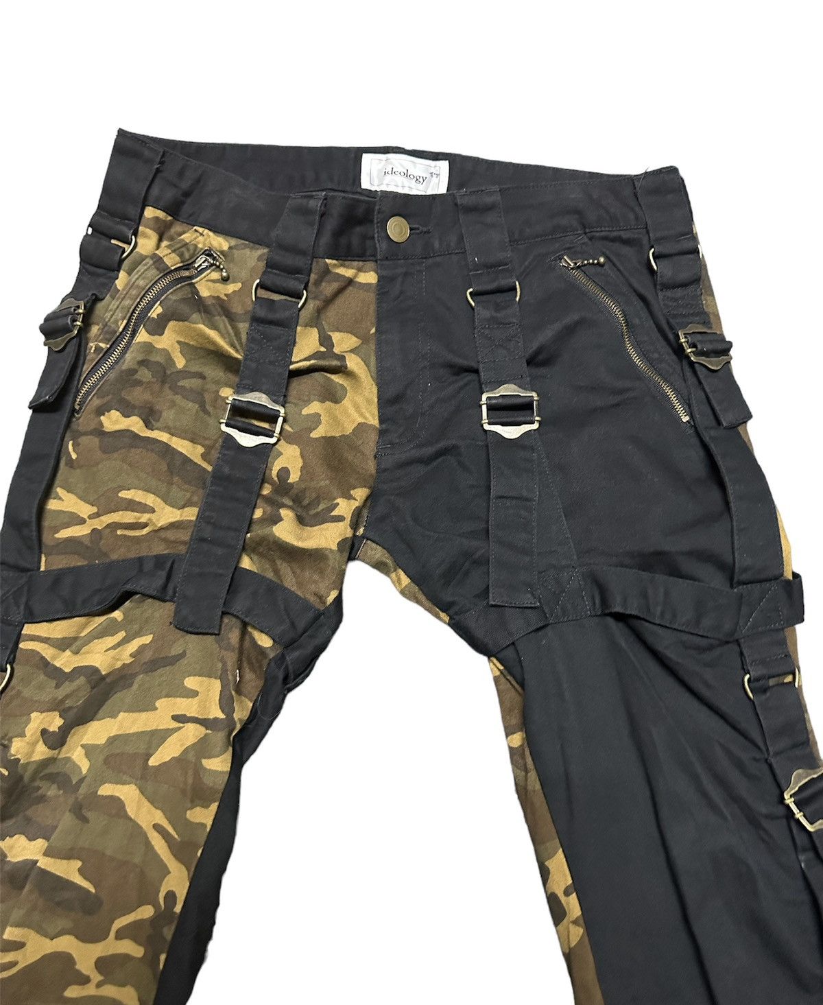 Japanese Brand Ideology hybrid bondage camo punk pants Size US 32 / EU 48 - 4 Thumbnail