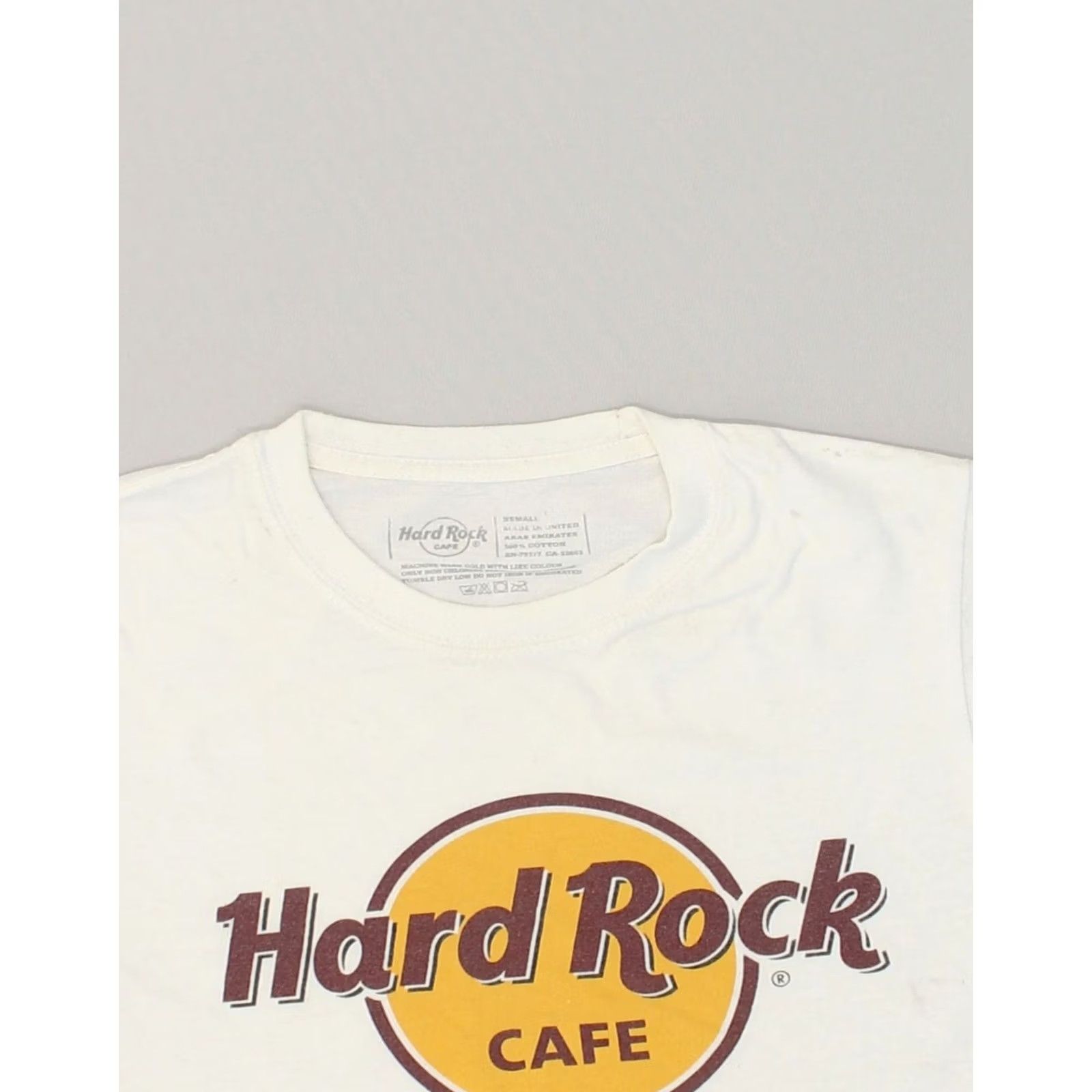 Hard Rock Cafe HARD ROCK CAFE Mens Barcelona T-Shirt Top XS White Cotton Size US XS / EU 42 / 0 - 5 Thumbnail