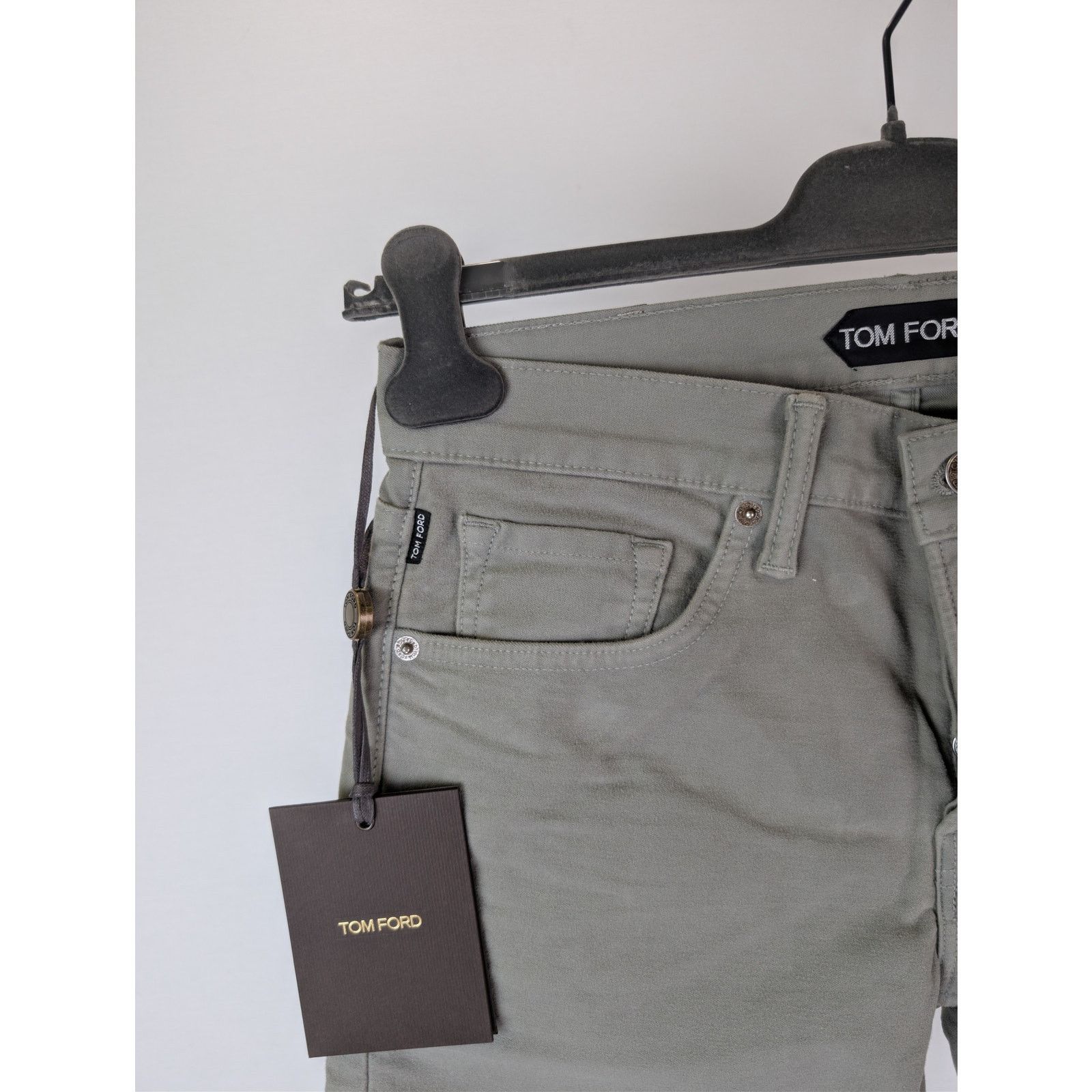 Tom Ford o1rshd1 Slim Fit Denim Jeans in Grey Size US 30 / EU 46 - 6 Thumbnail