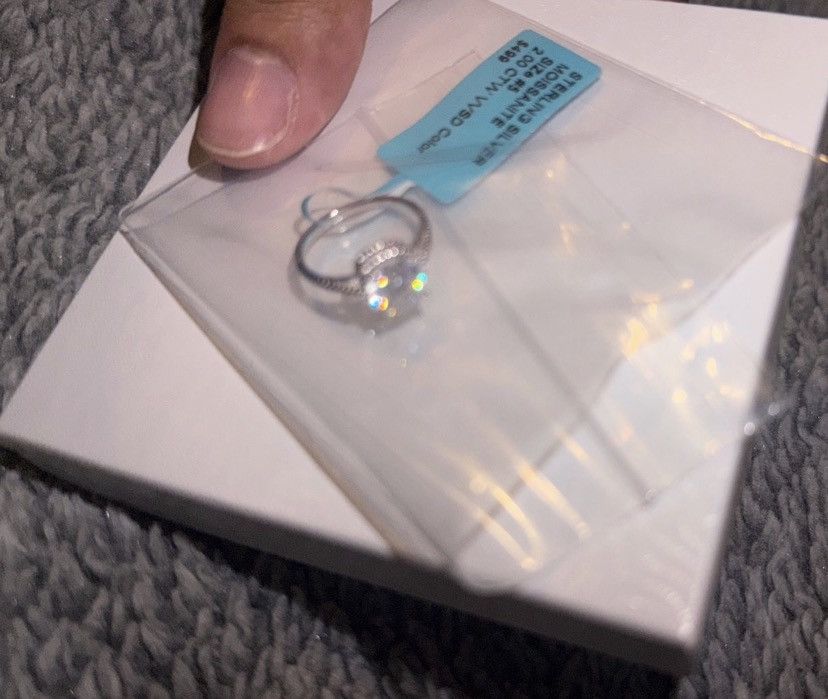 Other Moissanite Size #5 2.00 CTW VVSD COLOR Ring Size ONE SIZE - 2 Thumbnail