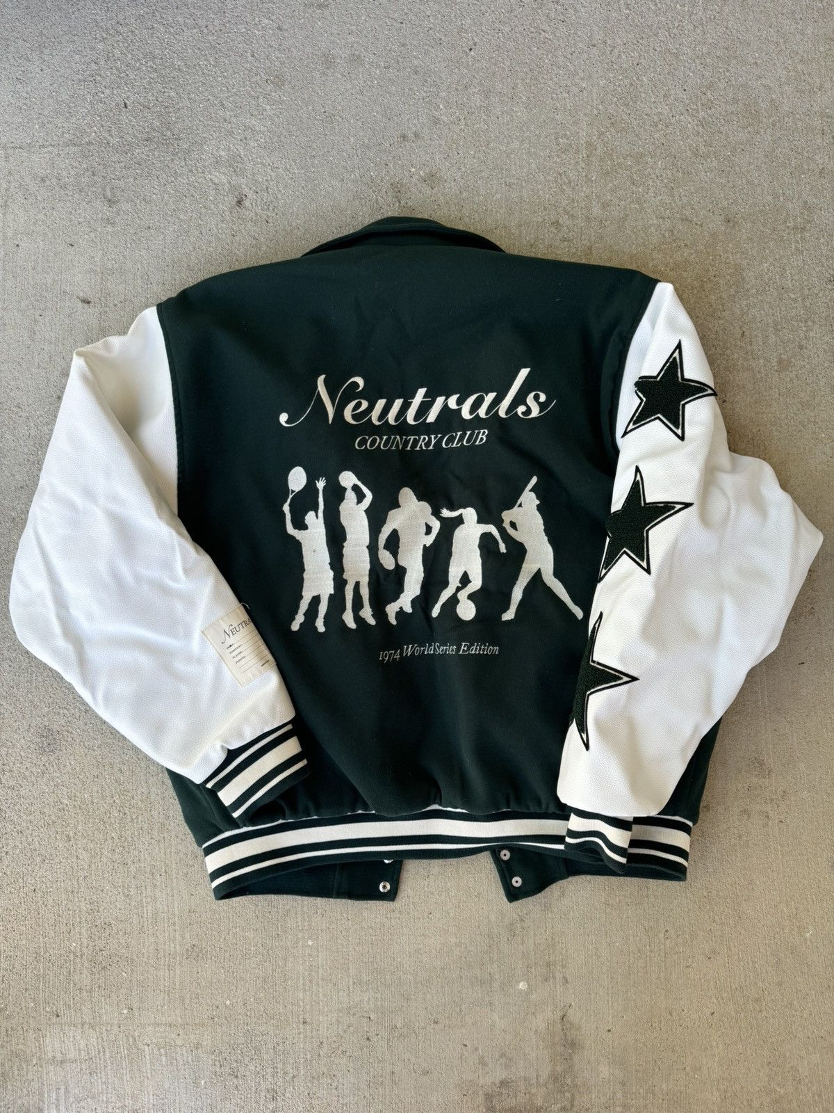 Jaded London newest Netruals Varsity Jacket in Black