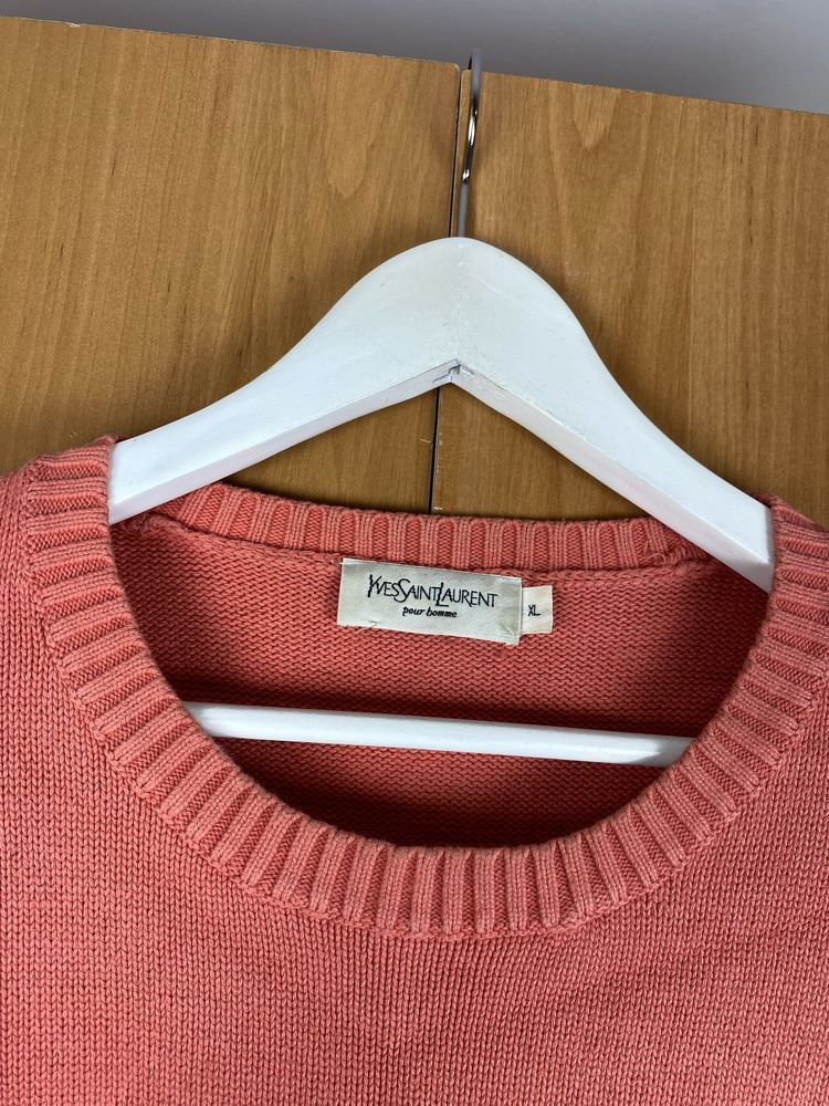 Yves Saint Laurent Yves Saint Laurent Pinky Knit Sweater Size US XL / EU 56 / 4 - 3 Thumbnail