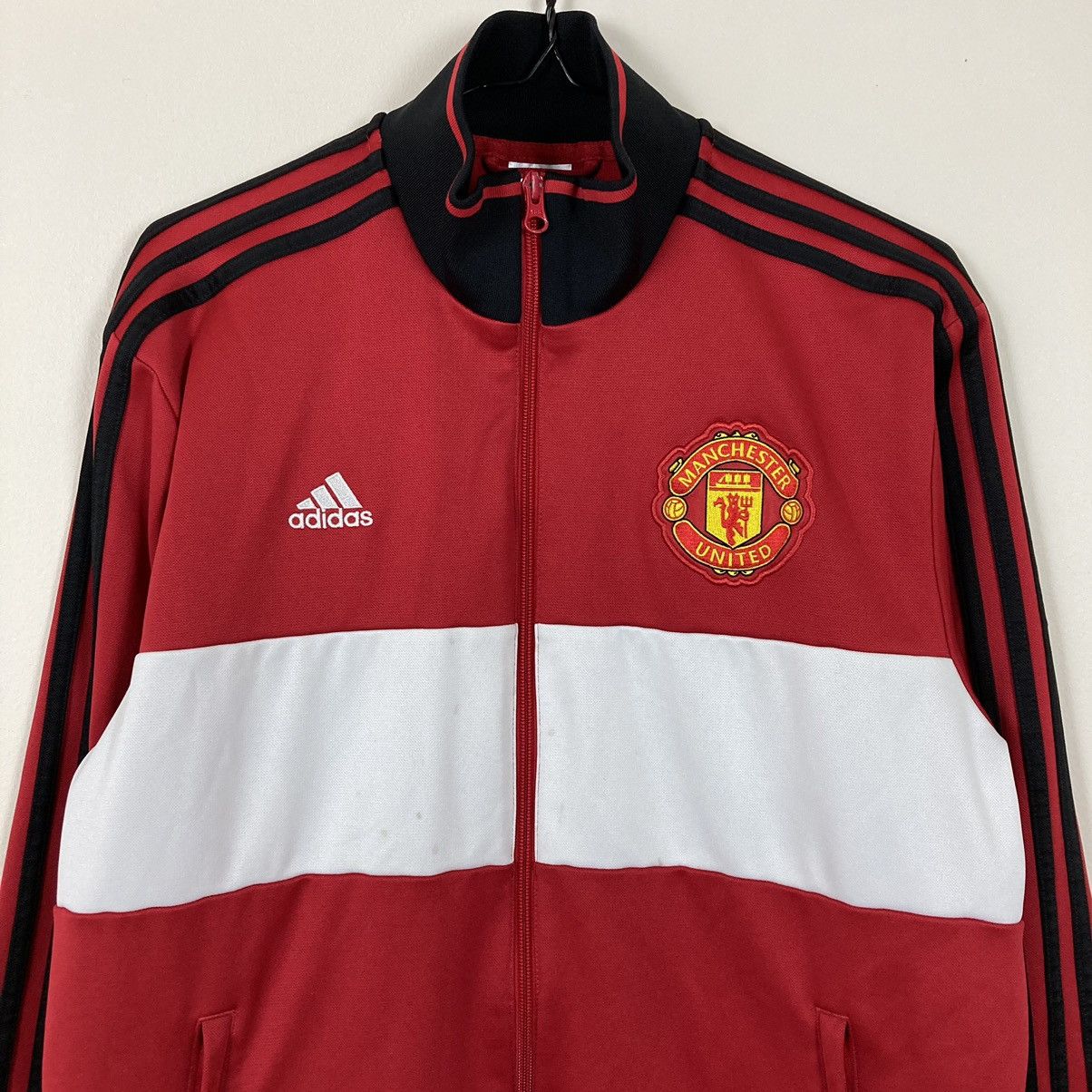 Adidas Adidas Manchester United Zip Up Track Jacket Size US L / EU 52-54 / 3 - 3 Thumbnail