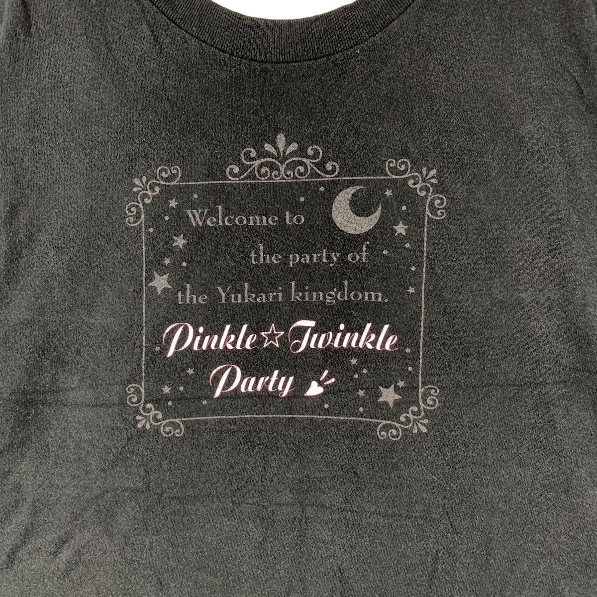 Vintage YUKARI TAMURA KINGDOM Pinkle Twinkle Party Tee Shirt Top Size US L / EU 52-54 / 3 - 6 Thumbnail