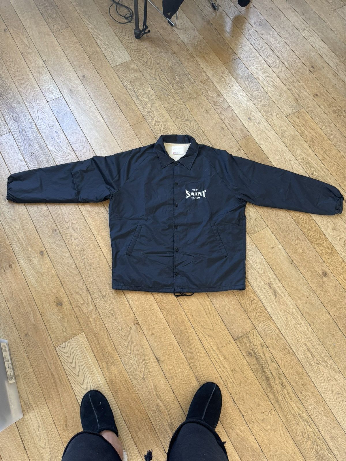 Saint Michael Saint Mxxxxxx Viper room logo twist coach jacket