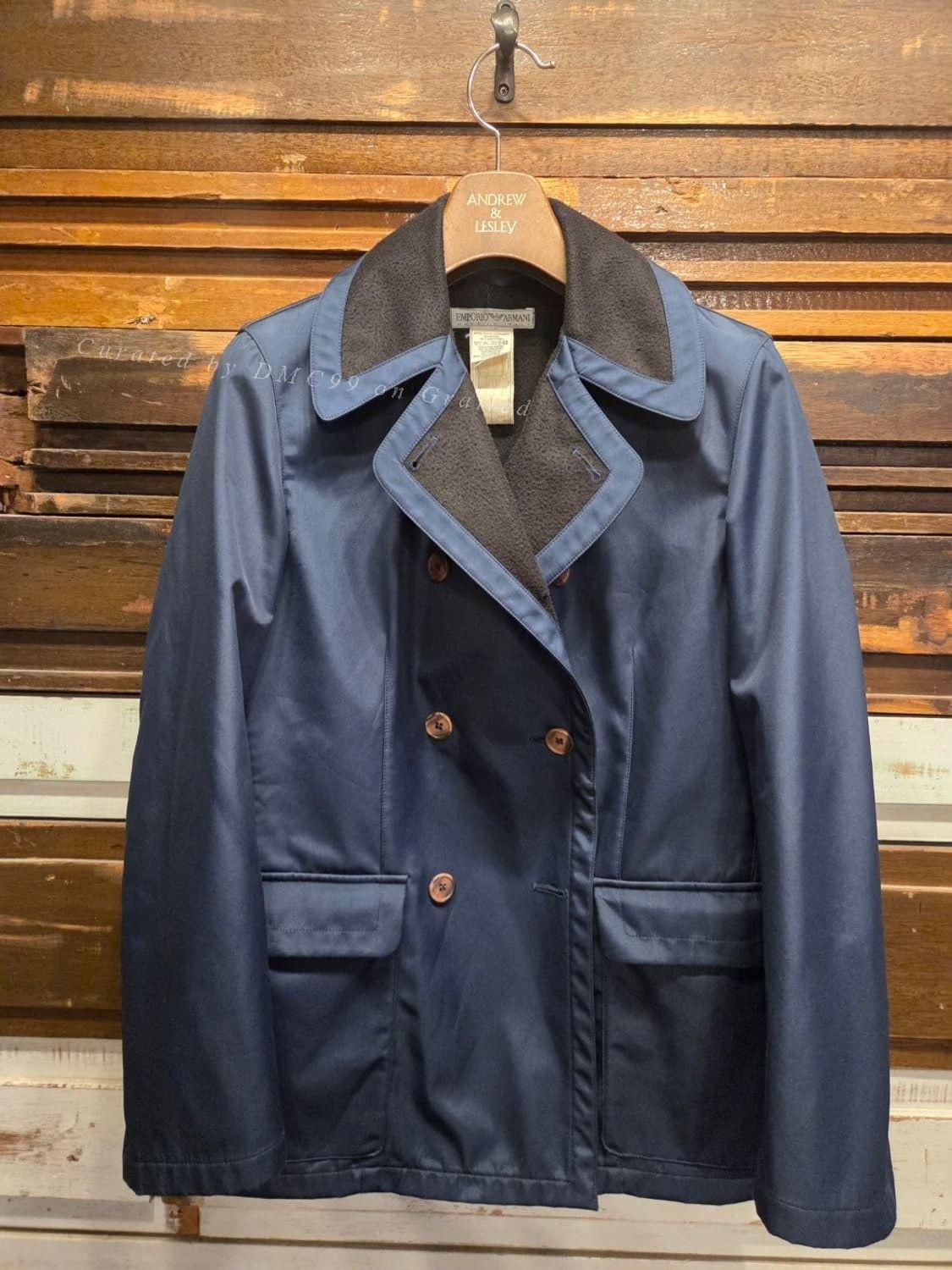 Armani Armani Vintage 90s Archive Coat Size US M / EU 48-50 / 2 - 1 Thumbnail