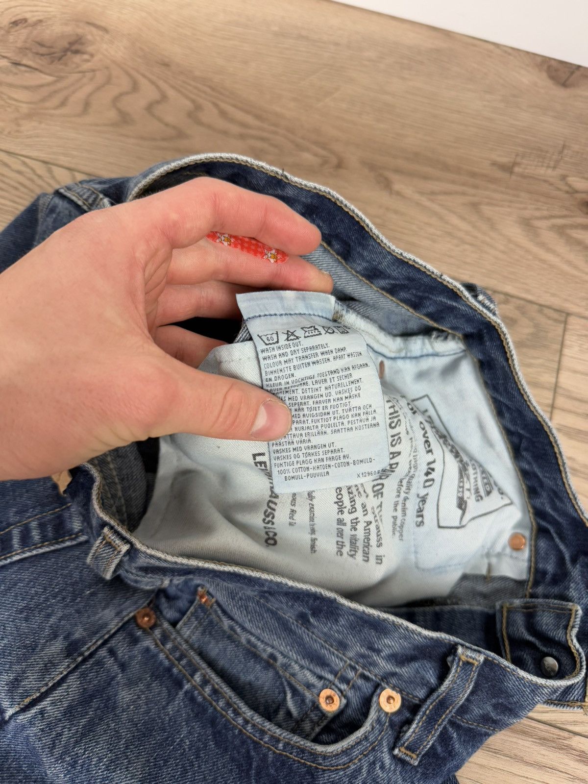Levi's Levi's 590 baby blue jeans 32/30 Size US 32 / EU 48 - 11 Thumbnail