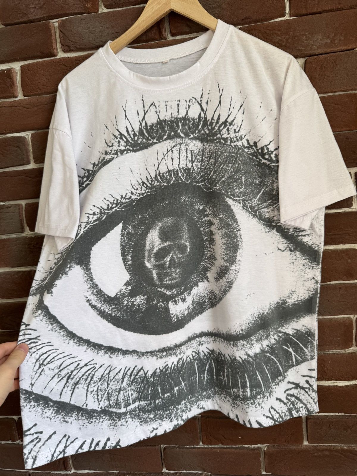 Other MC Escher Eye All Over Print Tee Art Hype Band Rare L White Size US L / EU 52-54 / 3 - 3 Thumbnail