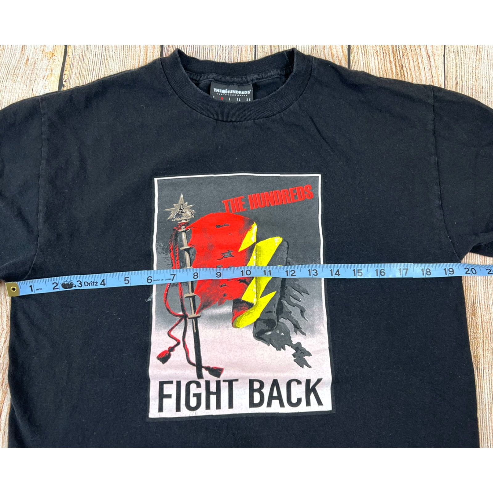 The Hundreds The Hundreds Fight Back Black T-Shirt Size M Men Shirt Black 90s Hip Hop Skate Vintage? Size US M / EU 48-50 / 2 - 6 Thumbnail