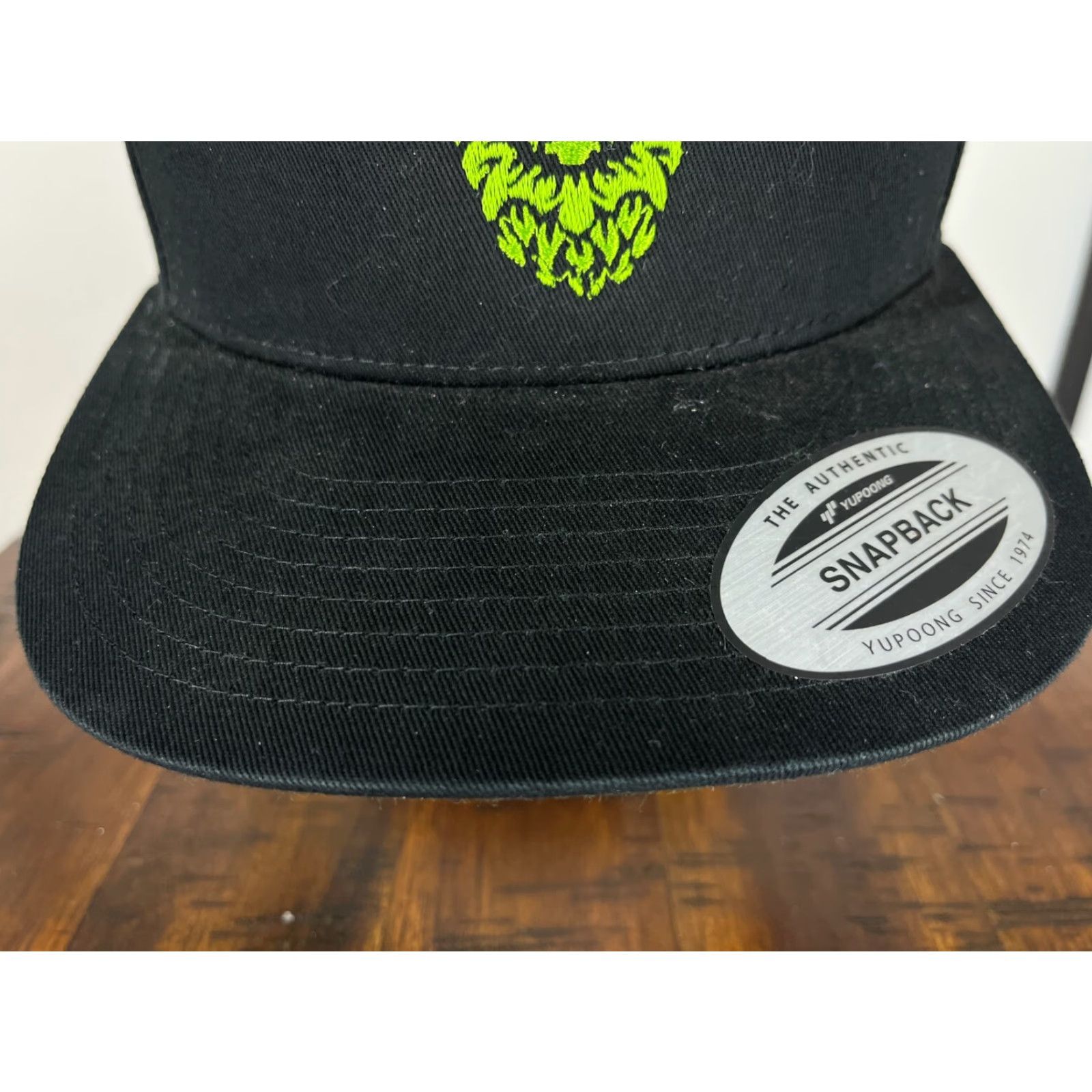 Logo 7 Throne Brewing Hat Snap Back Adult Black Cotton Hops Logo Brewery Cap Size ONE SIZE - 3 Thumbnail