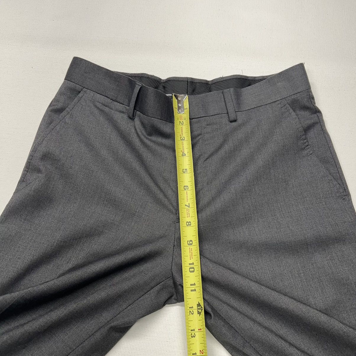 J Ferrar J. Ferrar Pants Grey Slim Fit Dress Formal Suit Bottoms Size US 30 / EU 46 - 16 Thumbnail
