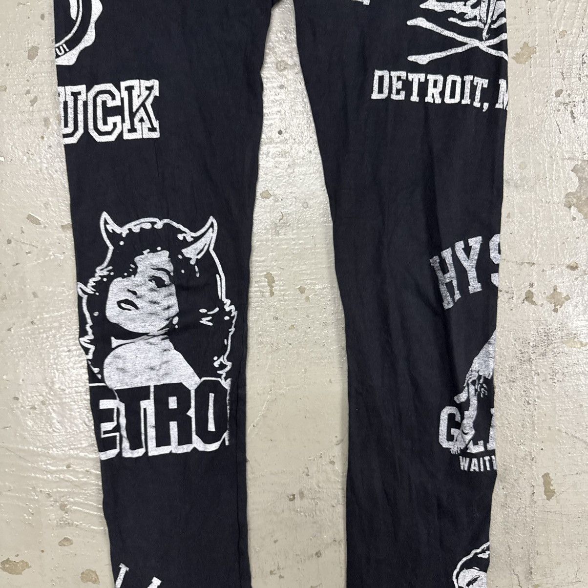 Hysteric Glamour RARE HYSTERIC GLAMOUR LEGGING PANTS BIG LOGO Size US 26 / EU 42 - 3 Thumbnail