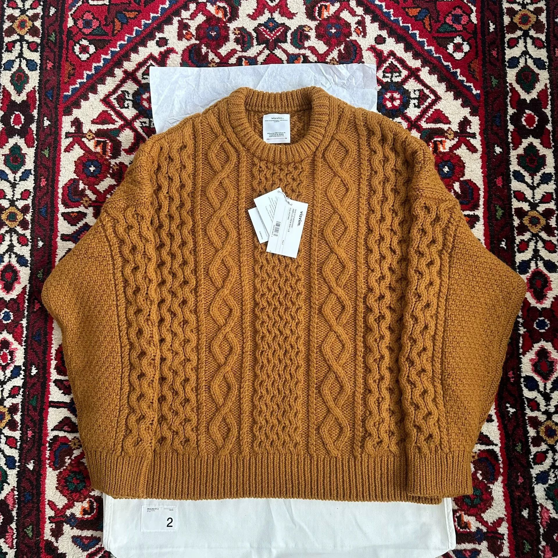 Visvim visvim amplus crew knit sweater for sale Size US L / EU 52-54 / 3 - 1 Thumbnail