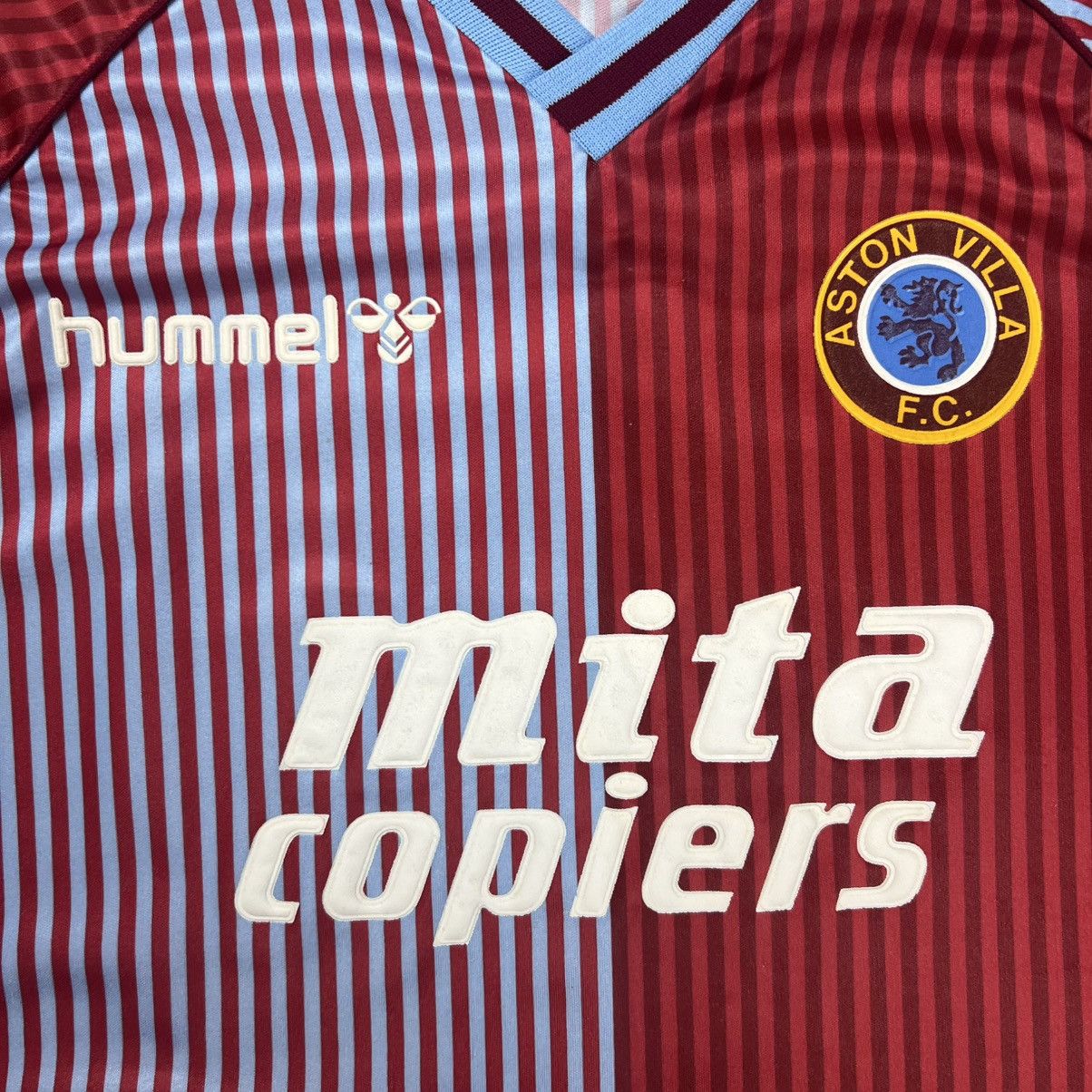 Hummel Rare! Aston Villa Hummel Vintage Soccer Jersey 1987 Size US M / EU 48-50 / 2 - 9 Thumbnail