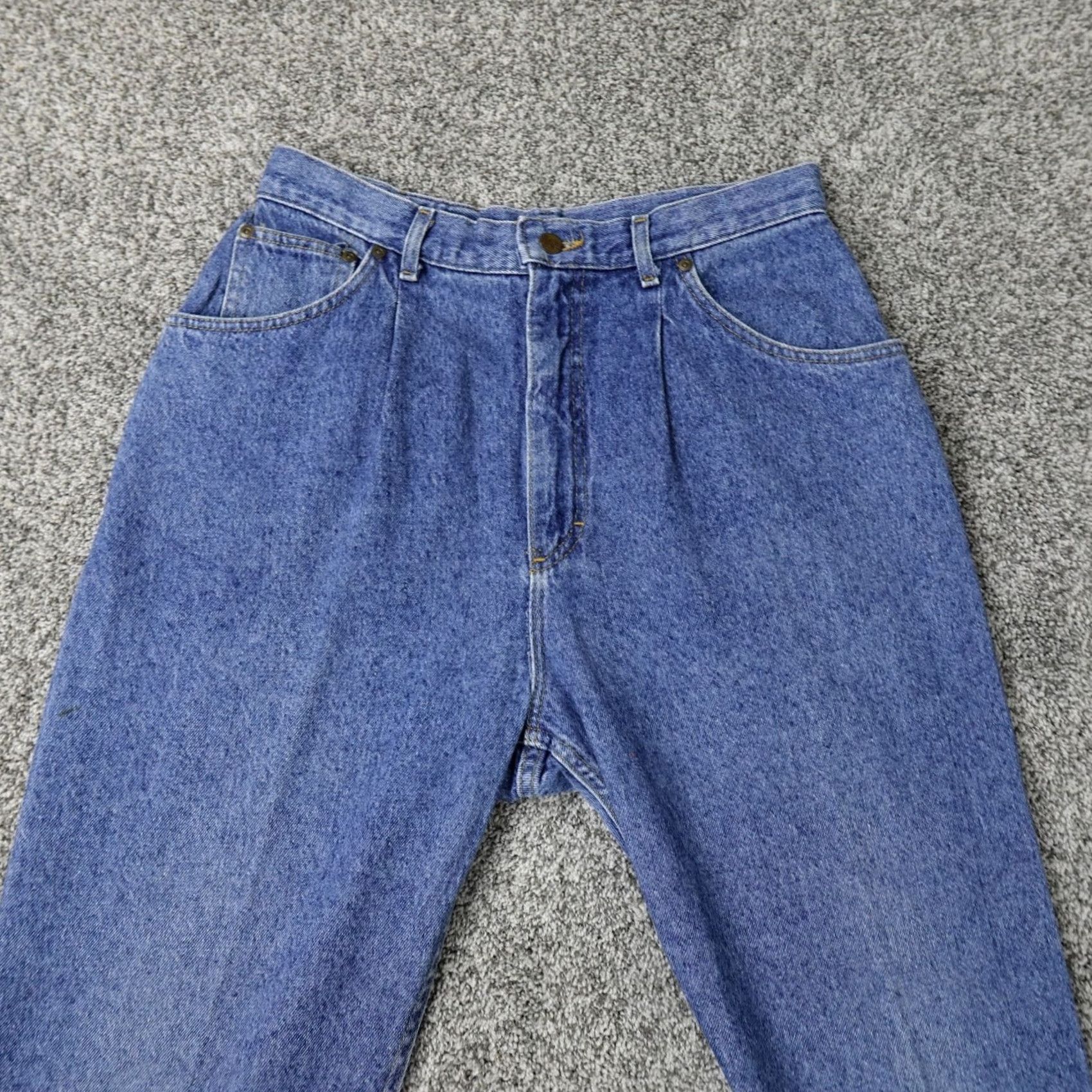 Lee VINTAGE Lee Jeans Womens 14 Dark Blue Denim Pants Tapered Western Workwear USA Jeans Women 14 Dark Blue Denim Tapered Western Workwear USA Size 36" / US 14 / IT 50 - 6 Thumbnail