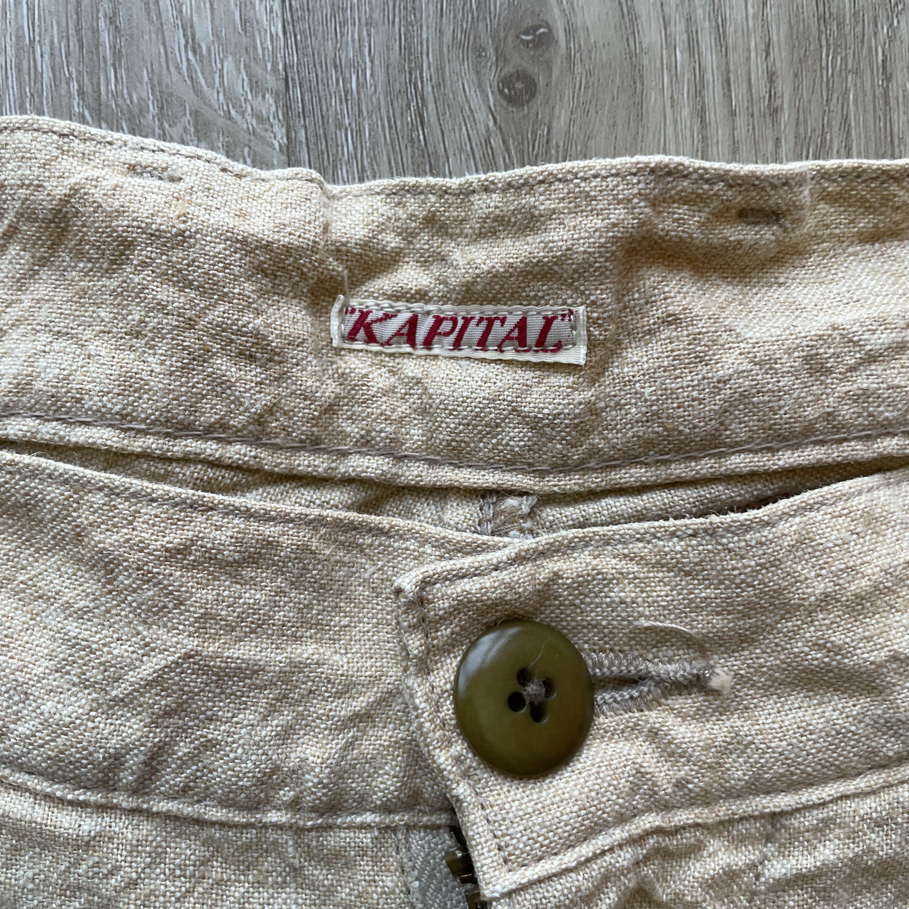 Kapital Kapital Linen Shorts Size US 30 / EU 46 - 4 Thumbnail