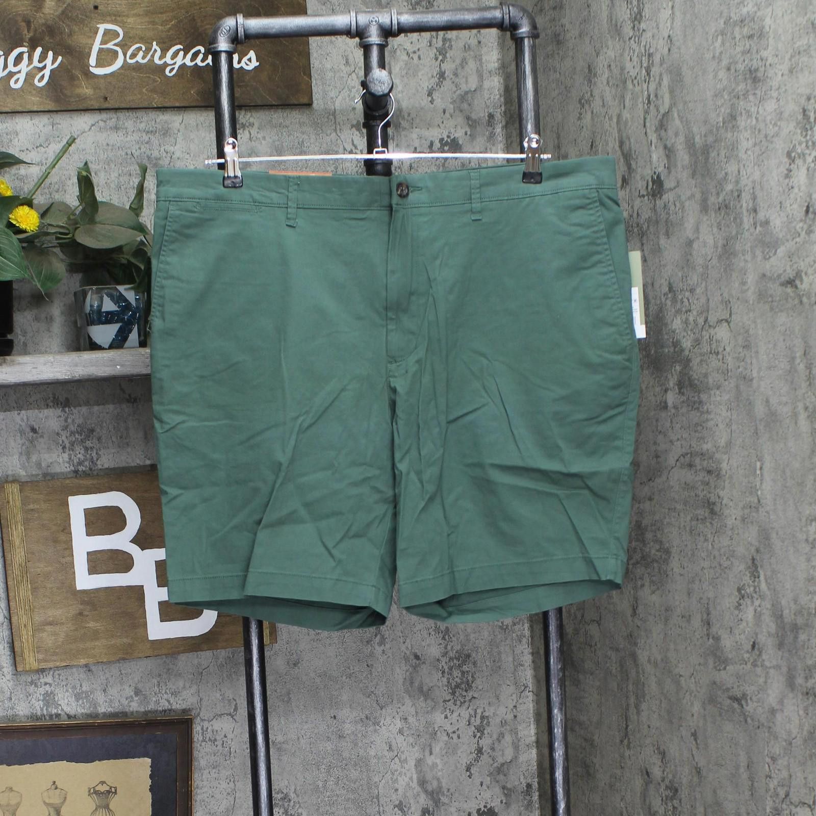 Designer Nwt Goodfellow & Co Flat Front Chino Shorts Teal Green 40 Size US 40 / EU 56 - 1 Thumbnail