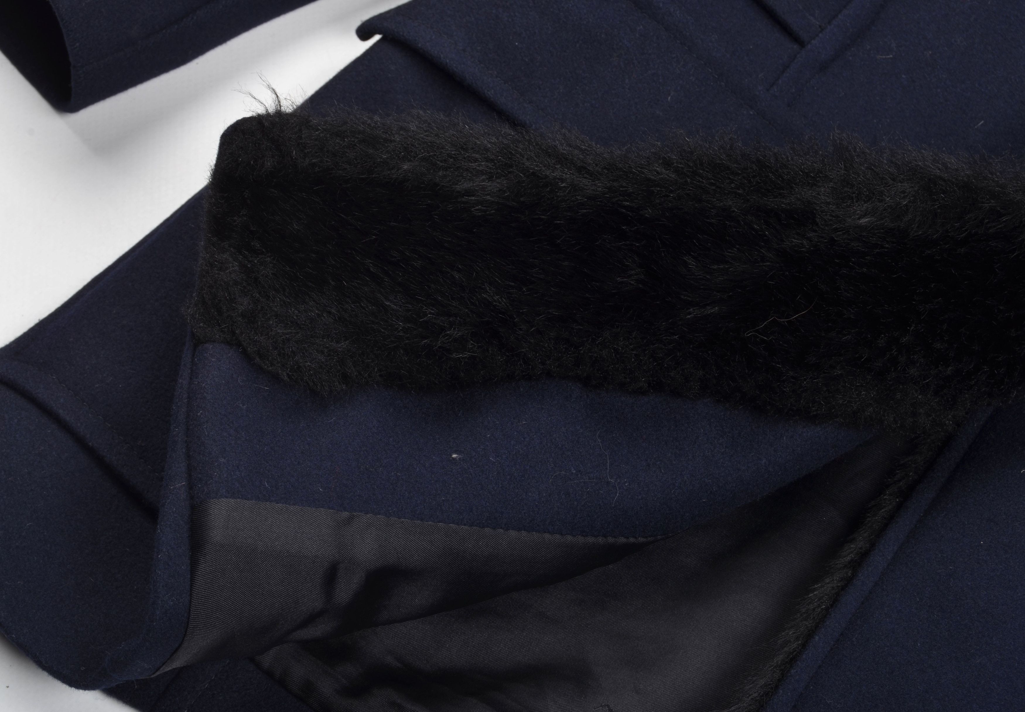 The Kooples The Kooples Navy Wool Cashmere Blend Duffle Coat Size XS / US 0-2 / IT 36-38 - 8 Thumbnail